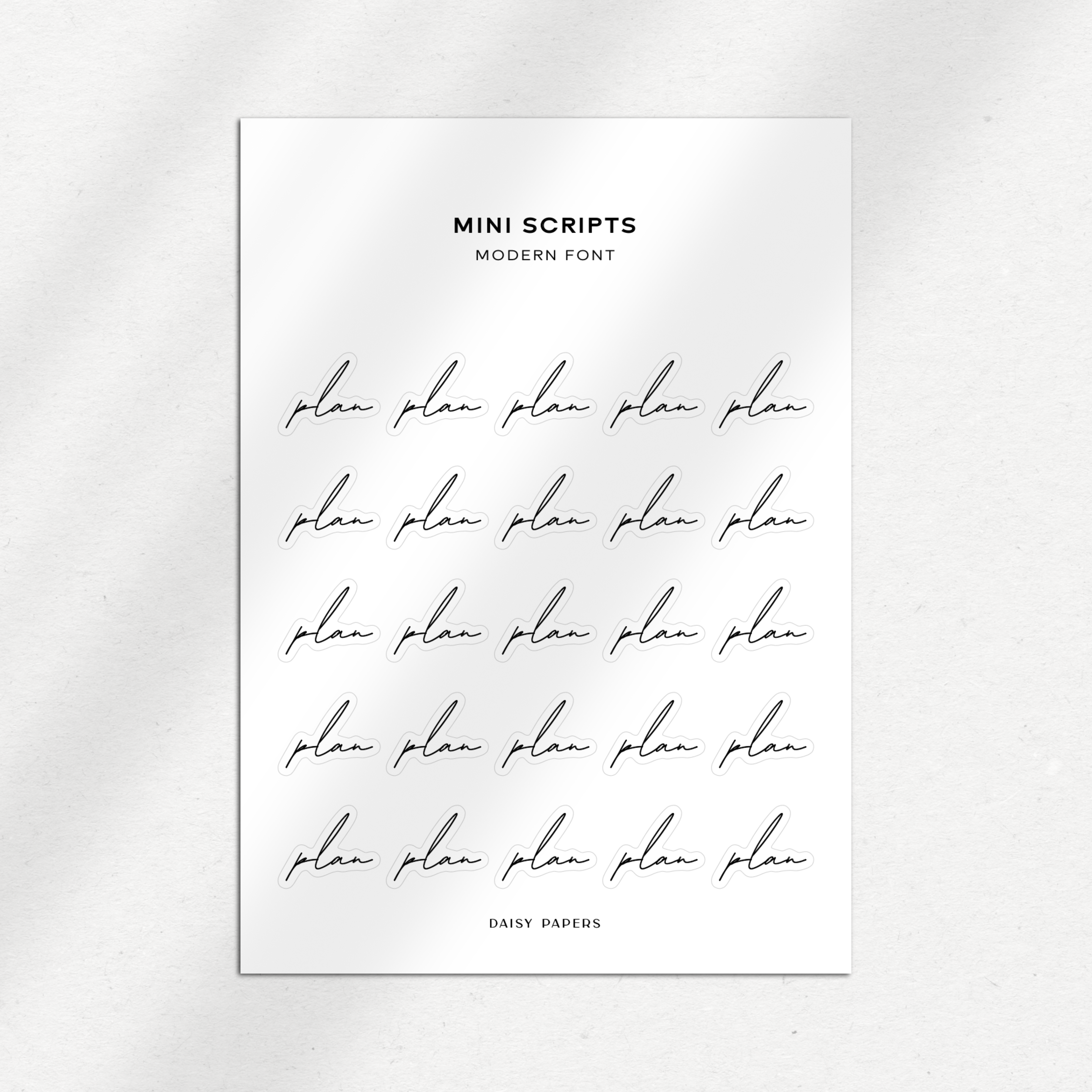 Modern Font Mini Scripts