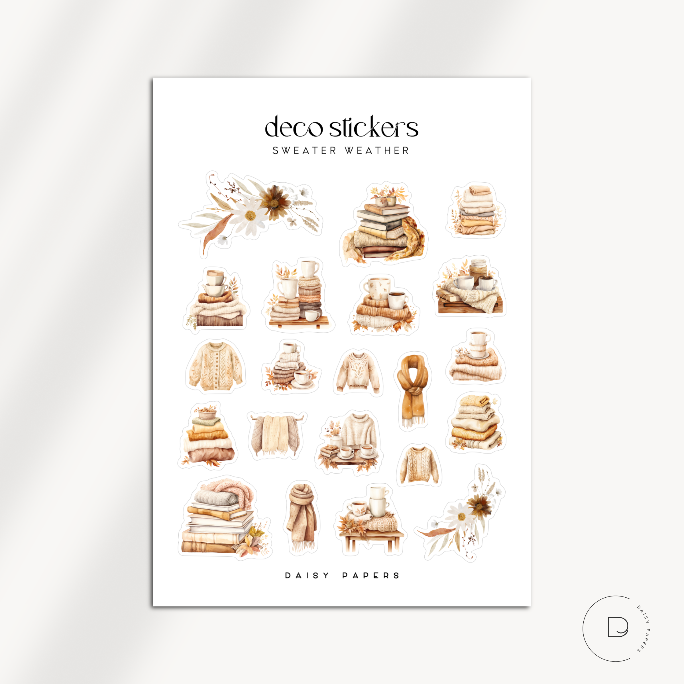 Deco Stickers - Sweater Weather
