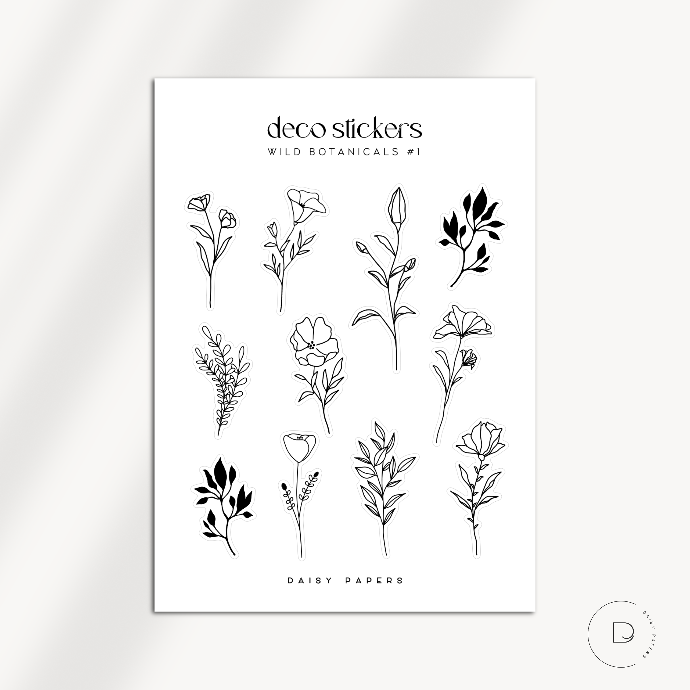 Deco Stickers - Wild Botanicals