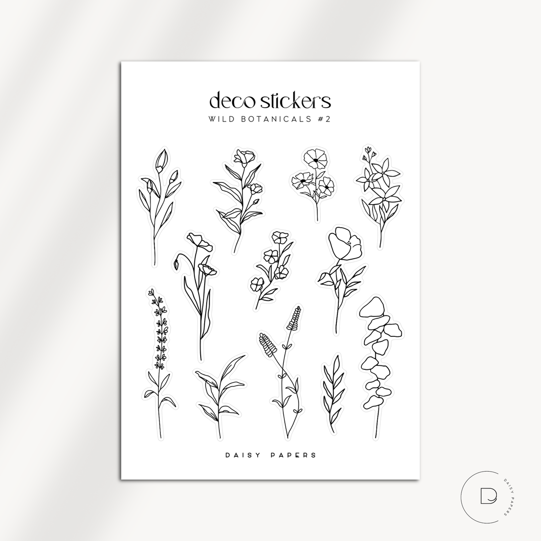 Deco Stickers - Wild Botanicals