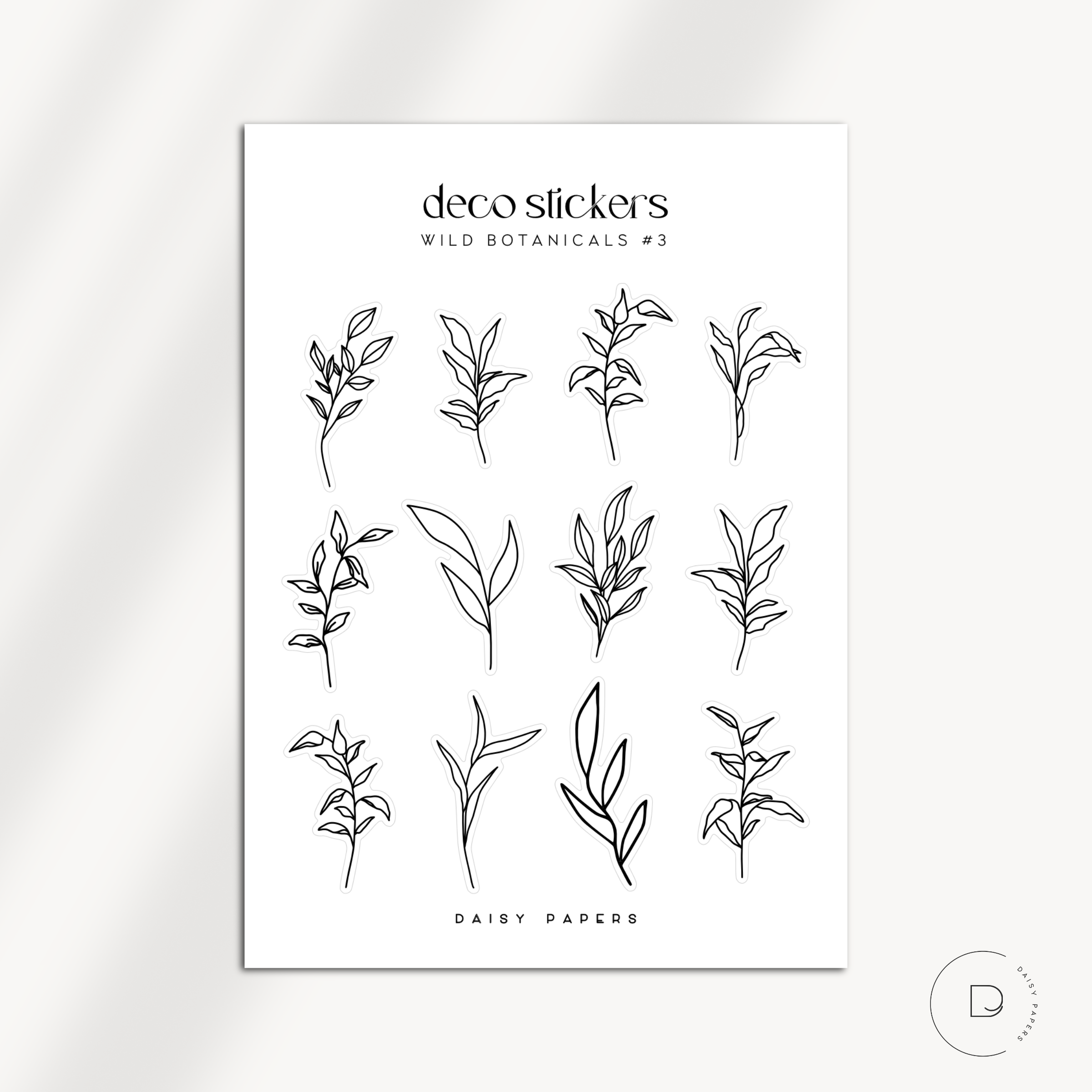 Deco Stickers - Wild Botanicals
