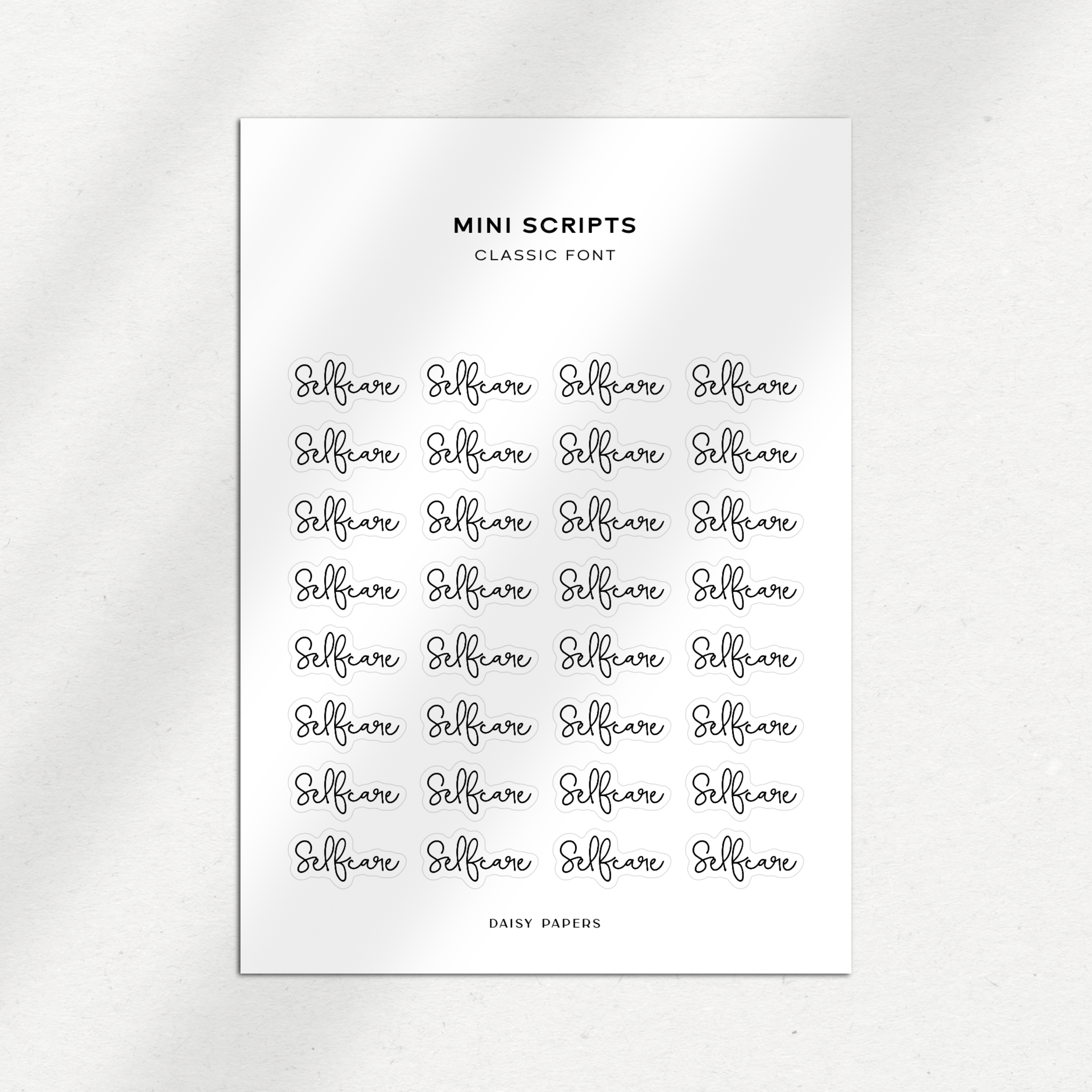 Classic Font Mini Scripts