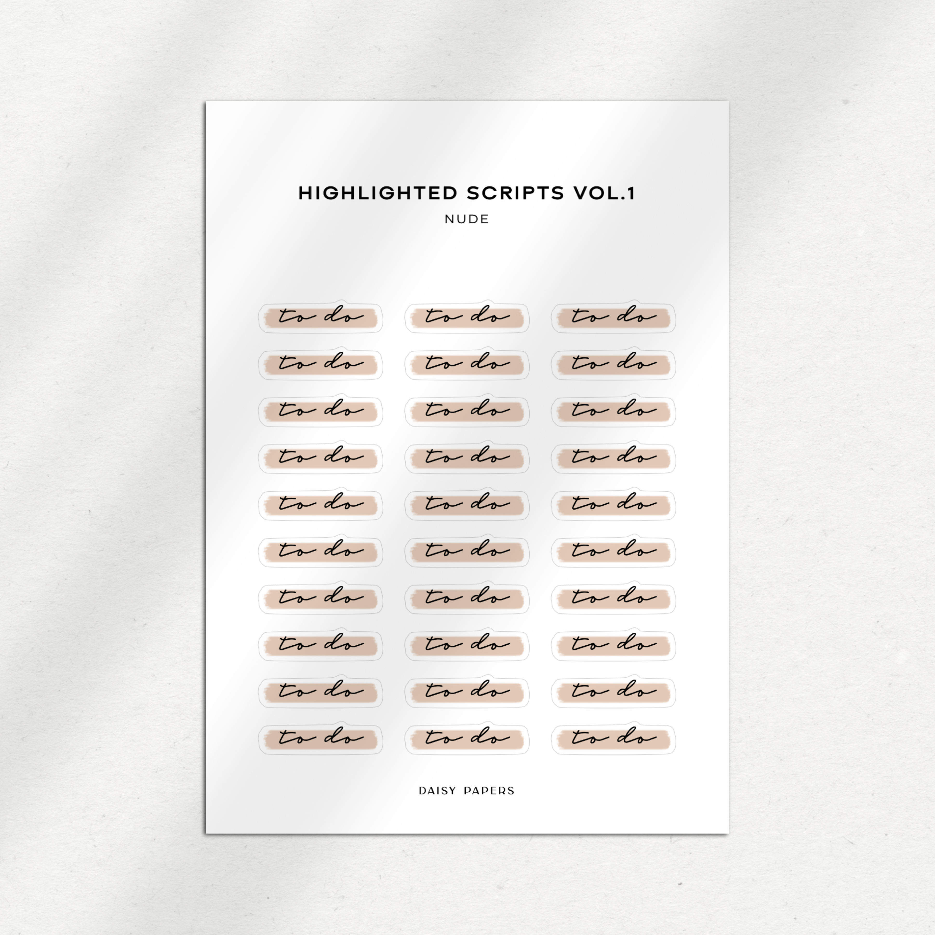 Highlighted Scripts Vol. 1