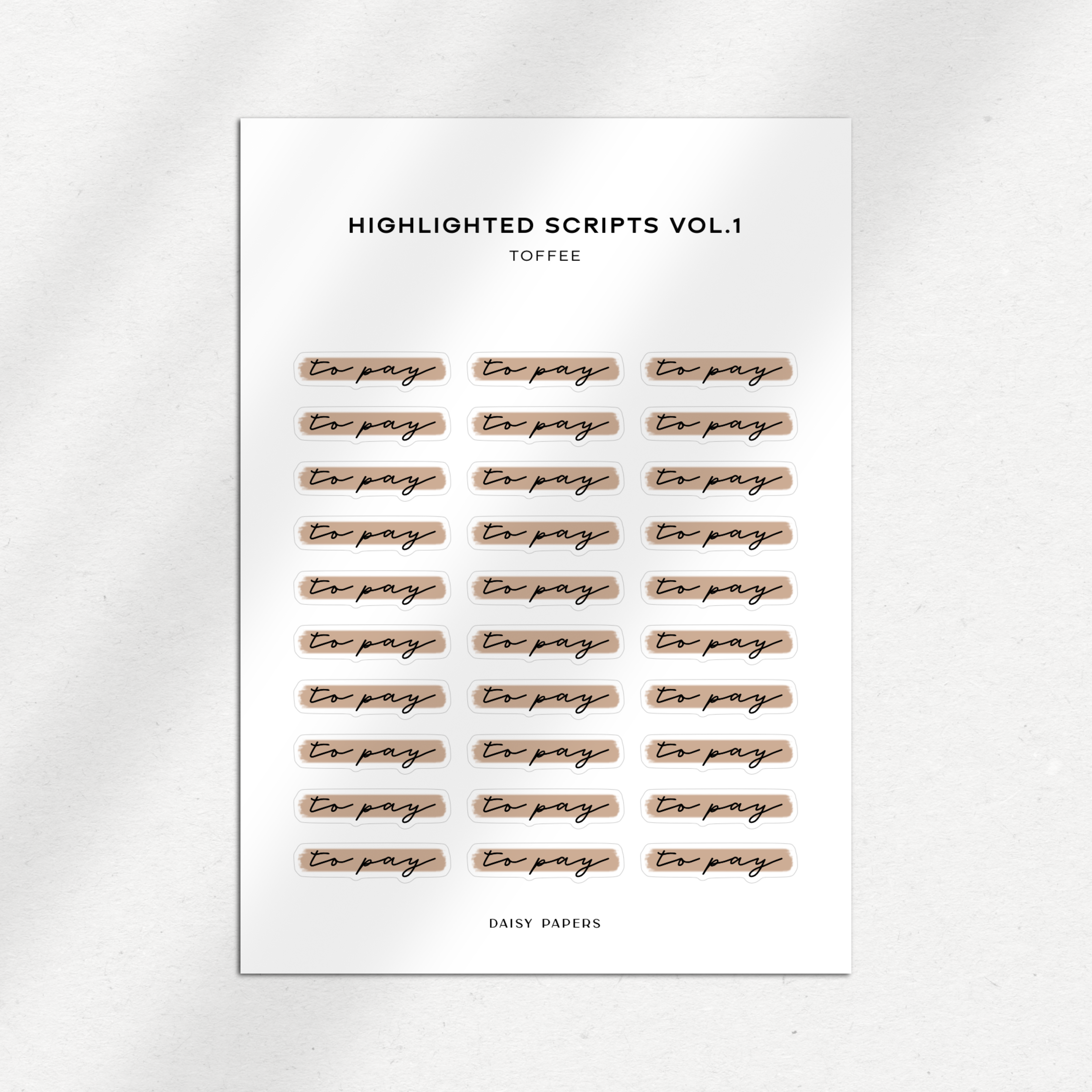 Highlighted Scripts Vol. 1