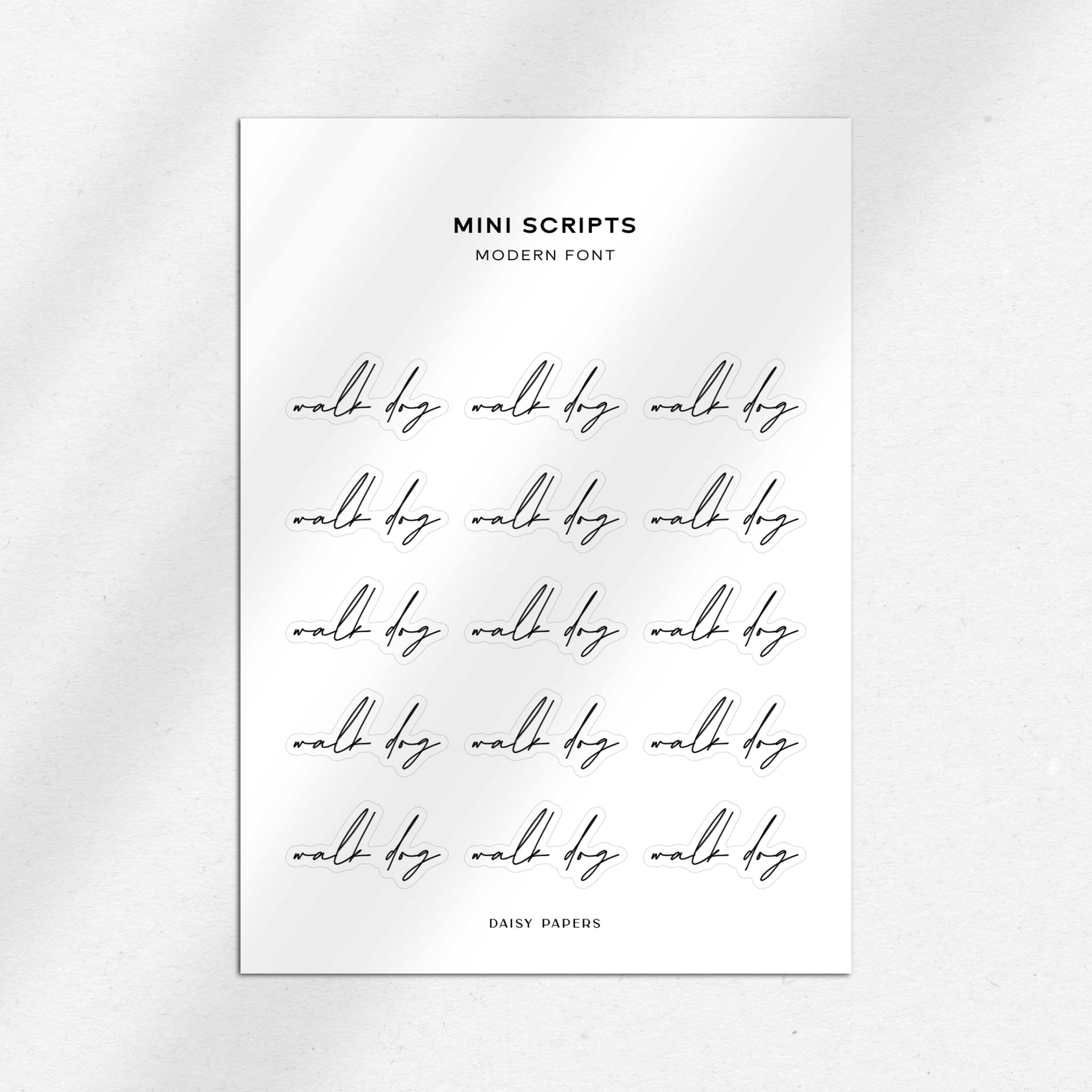 Modern Font Mini Scripts