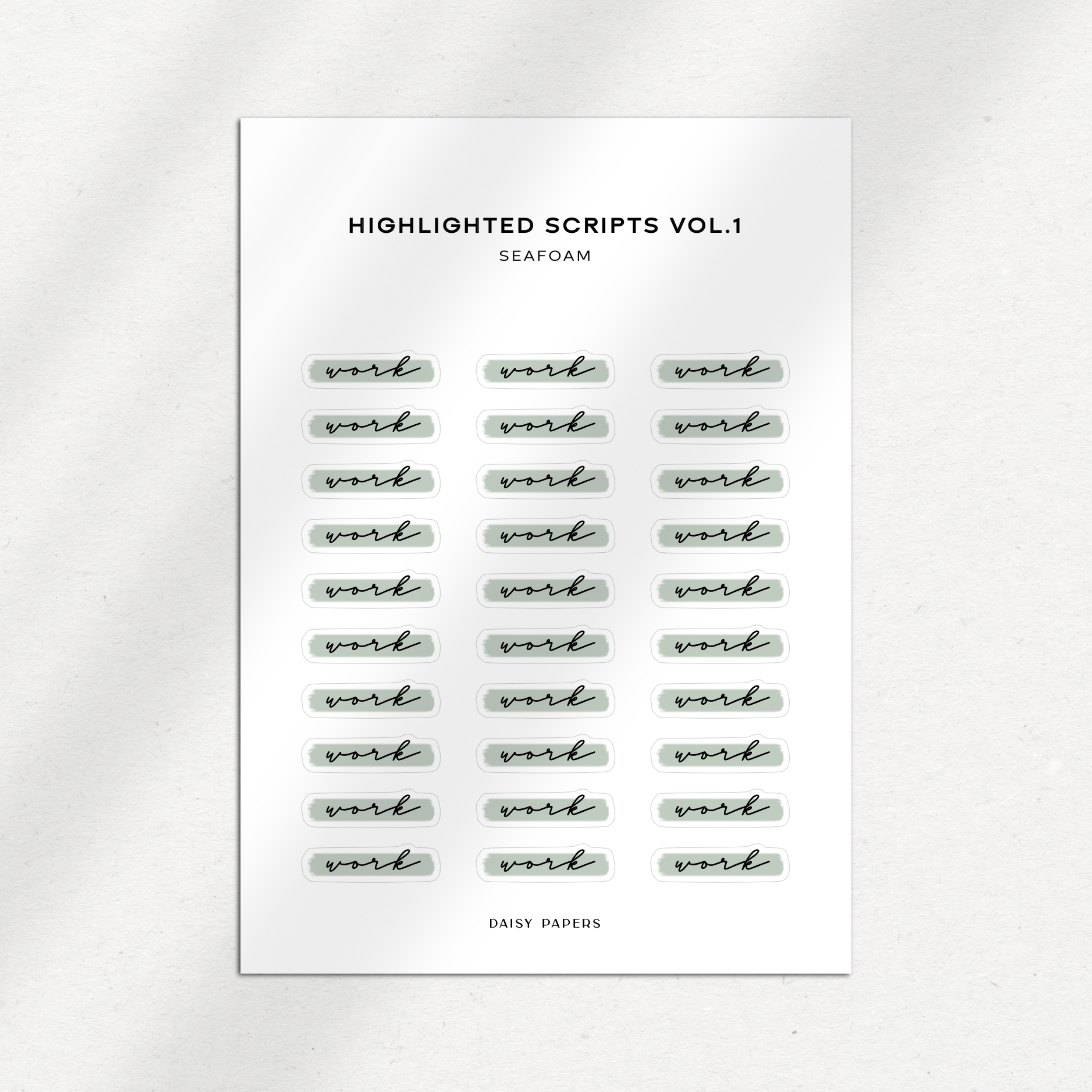 Highlighted Scripts Vol. 1