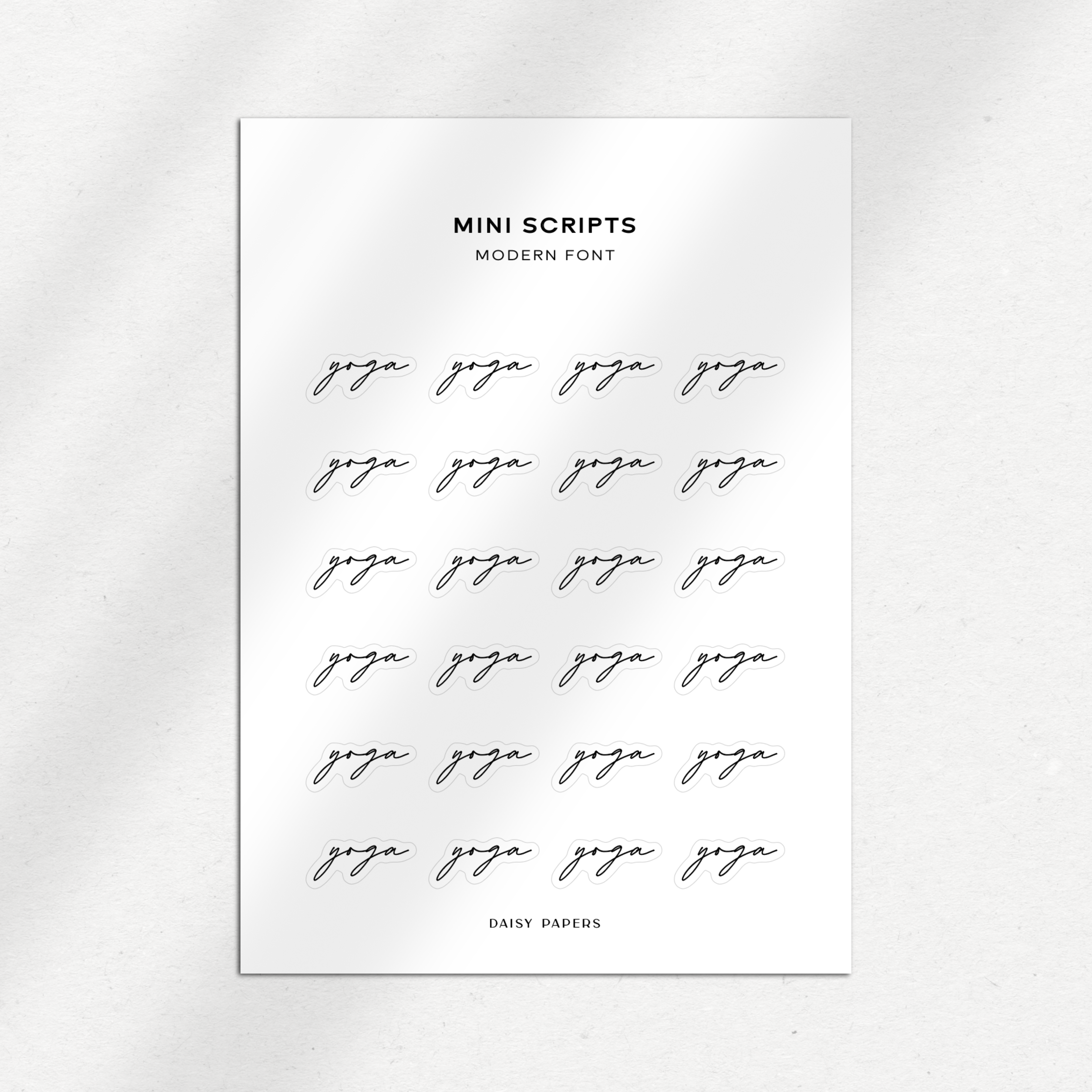 Modern Font Mini Scripts