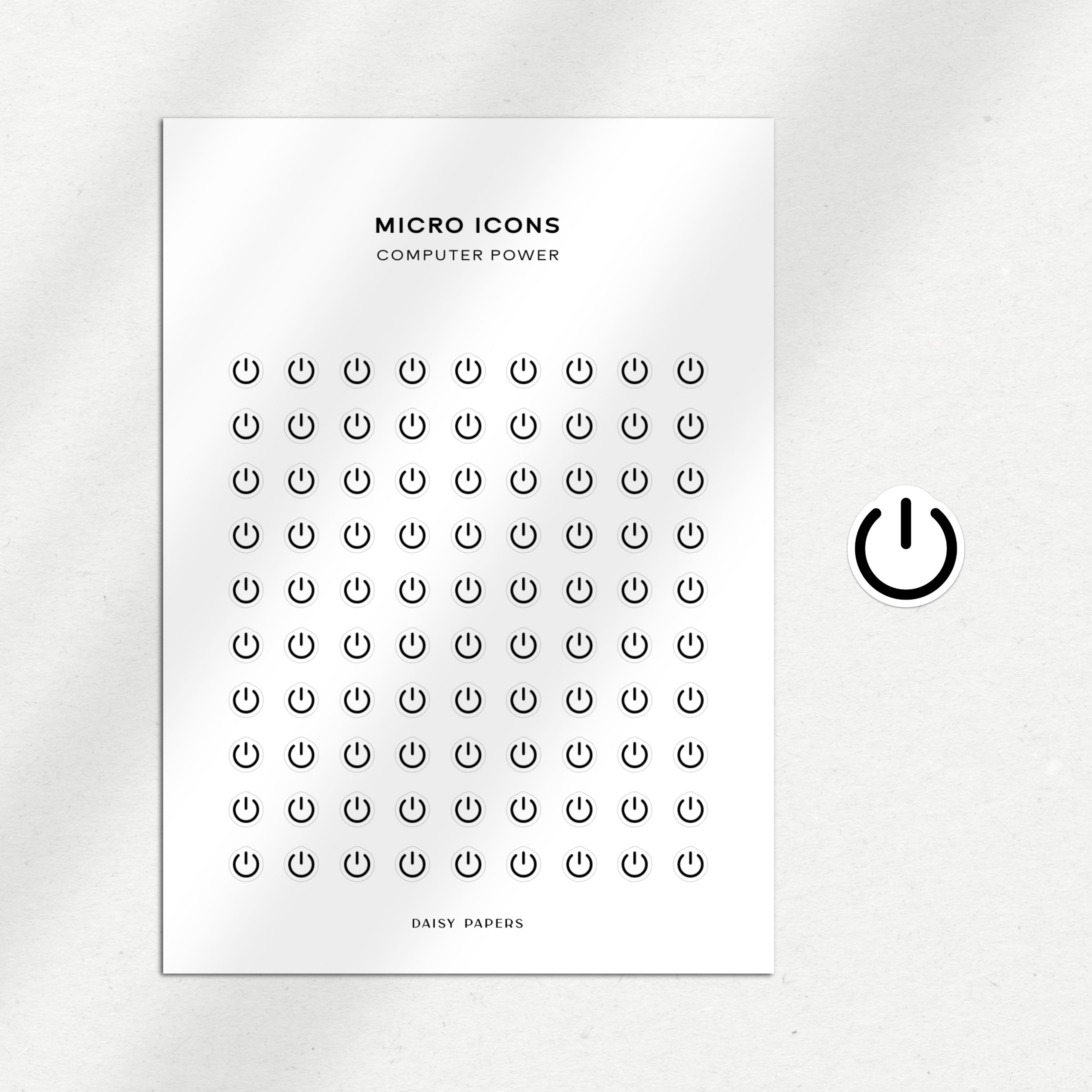 Micro Icon - Computer Power