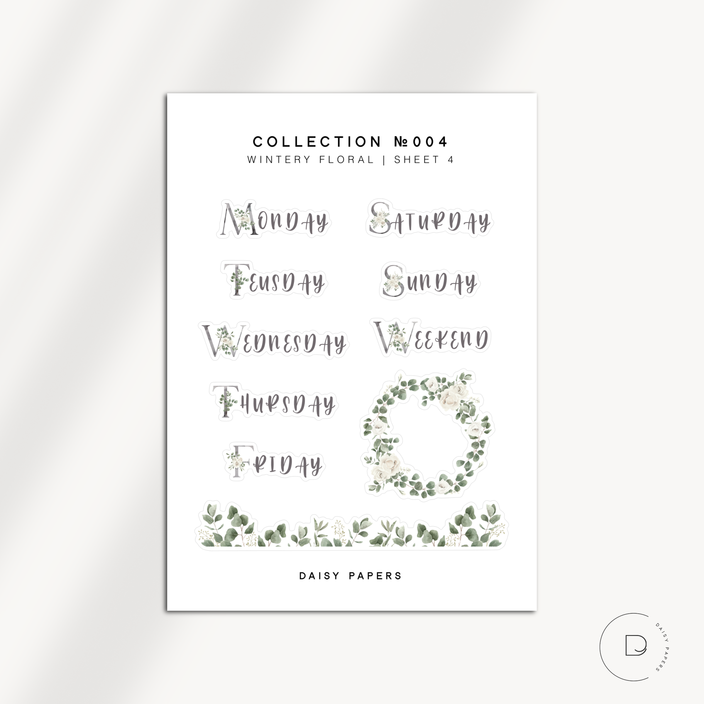 Journal | Collection № 004 - Wintery Floral