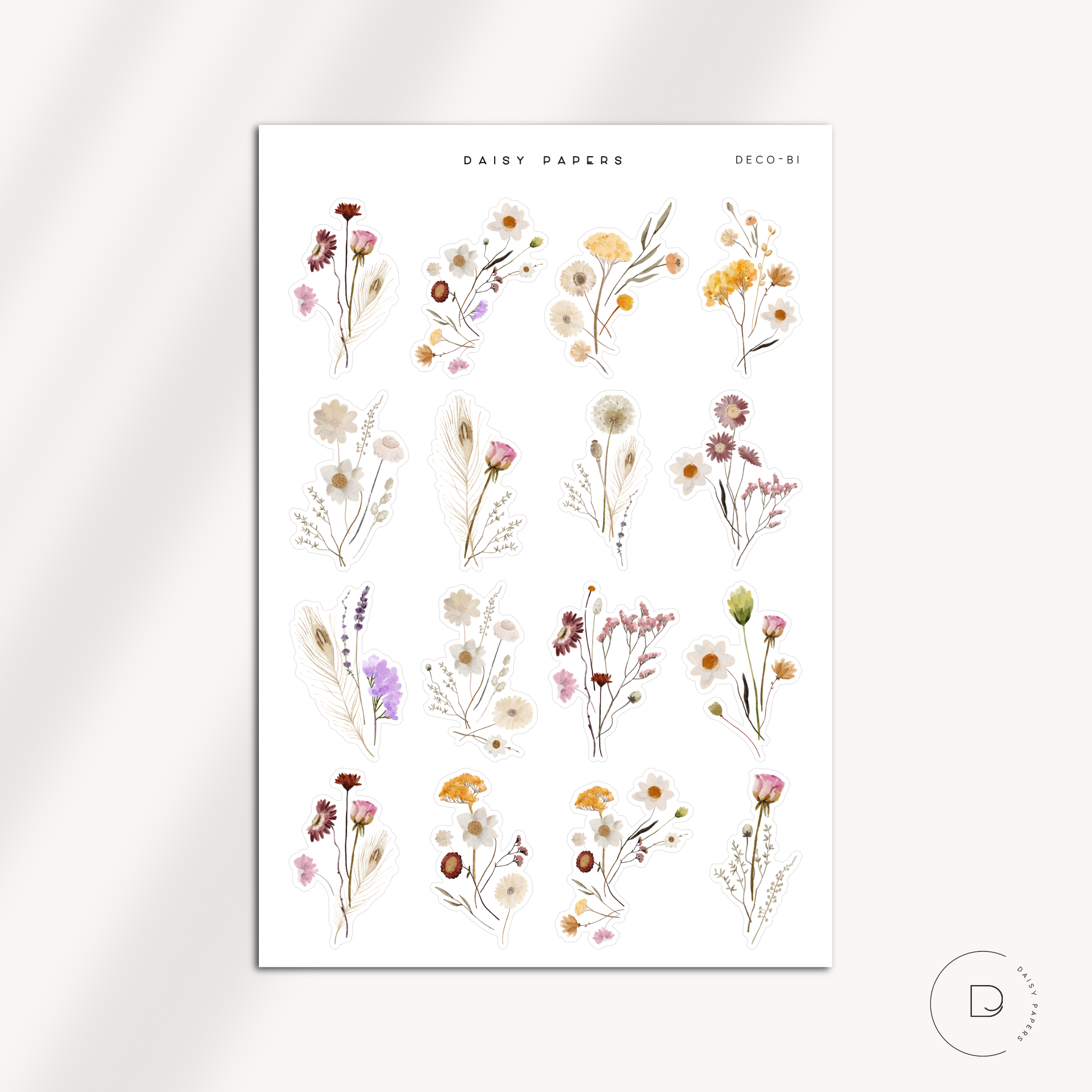 Deco Stickers | Large Sheet - Deco-B1