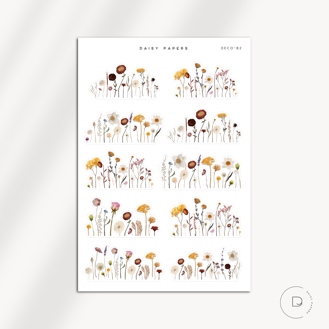 Deco Stickers | Large Sheet - Deco-B2