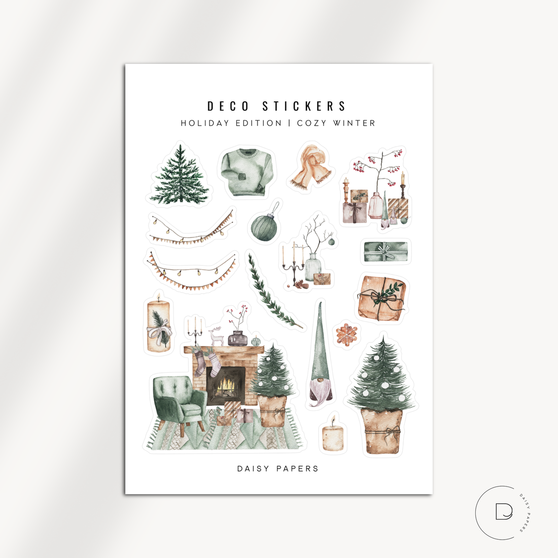Deco Stickers - Holiday Edition | Cozy Winter