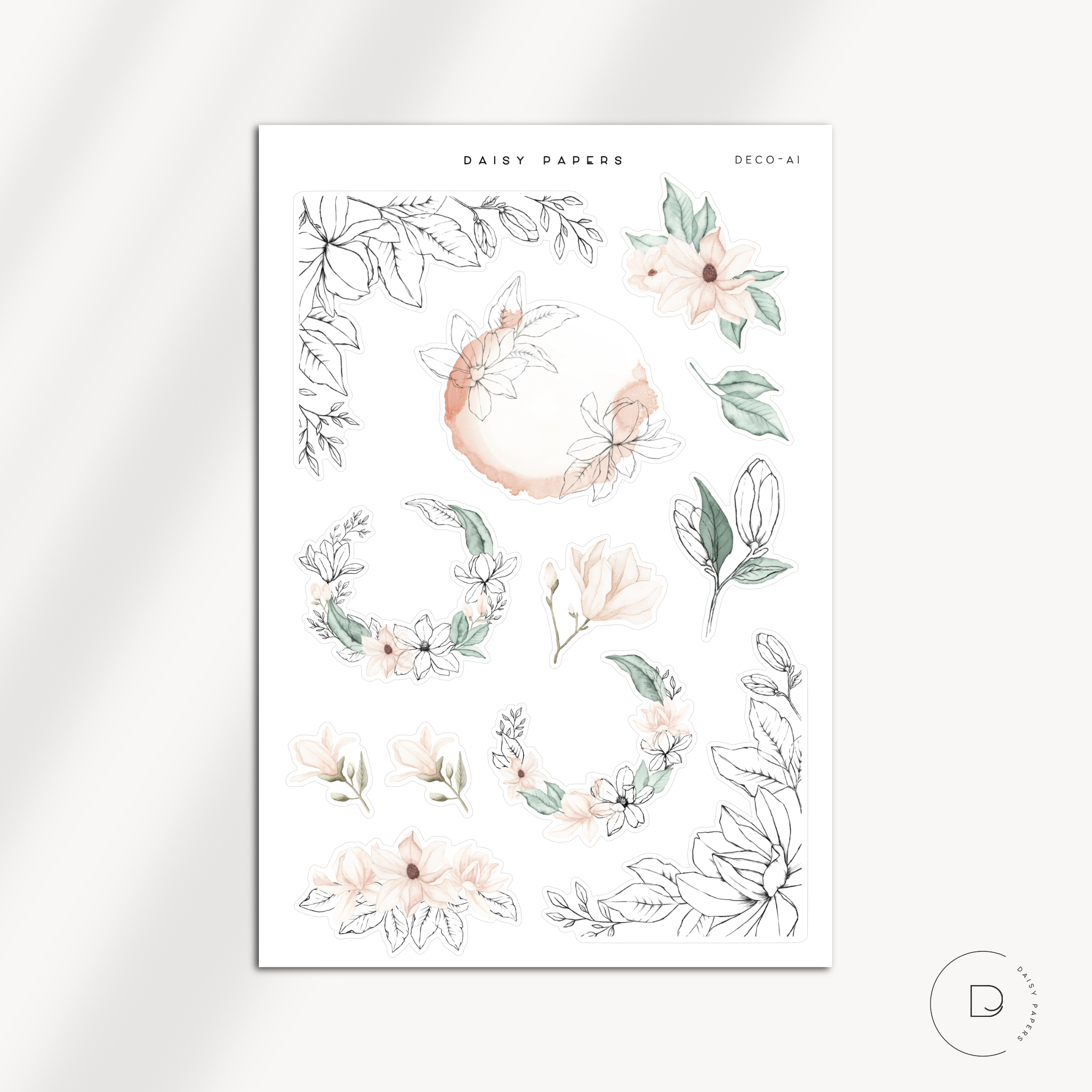 Deco Stickers | Large Sheet - Deco-A1