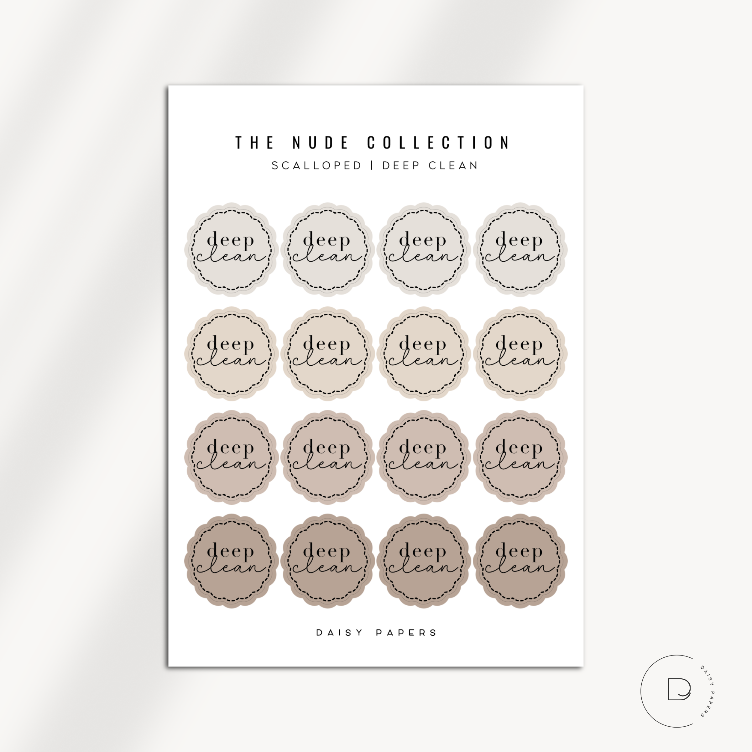 The Nude Collection - Scalloped Scripts