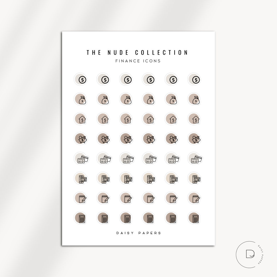The Nude Collection - Finance Icons