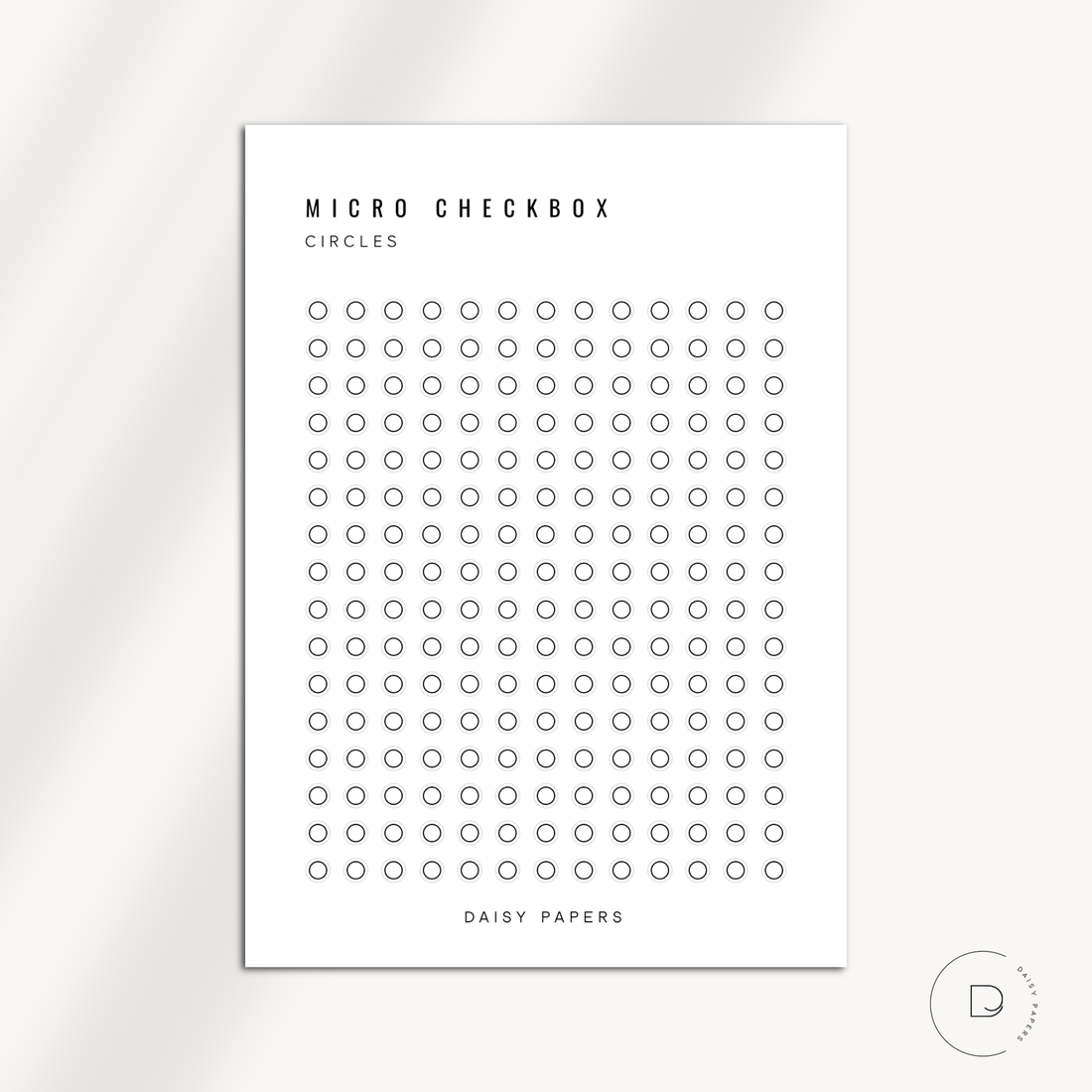 Micro Checkbox - Circles