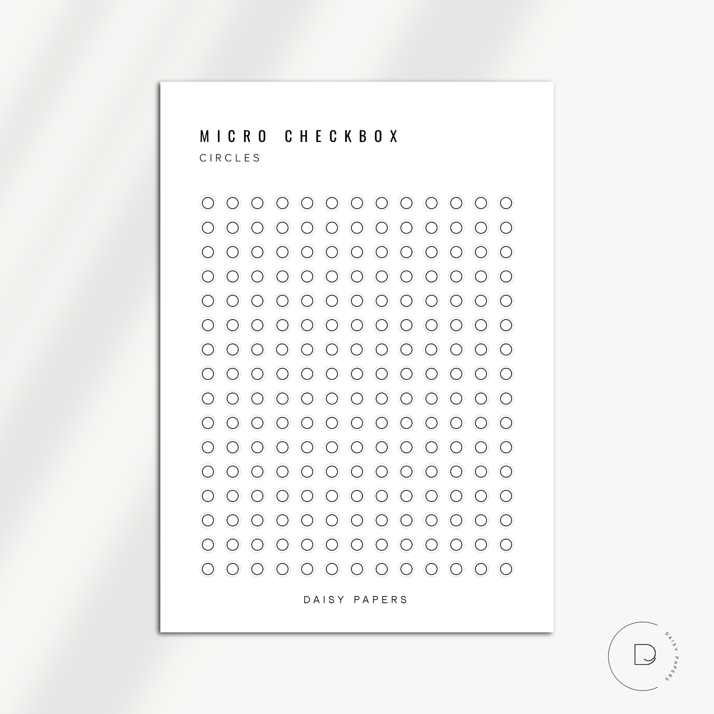 Micro Checkbox - Circles