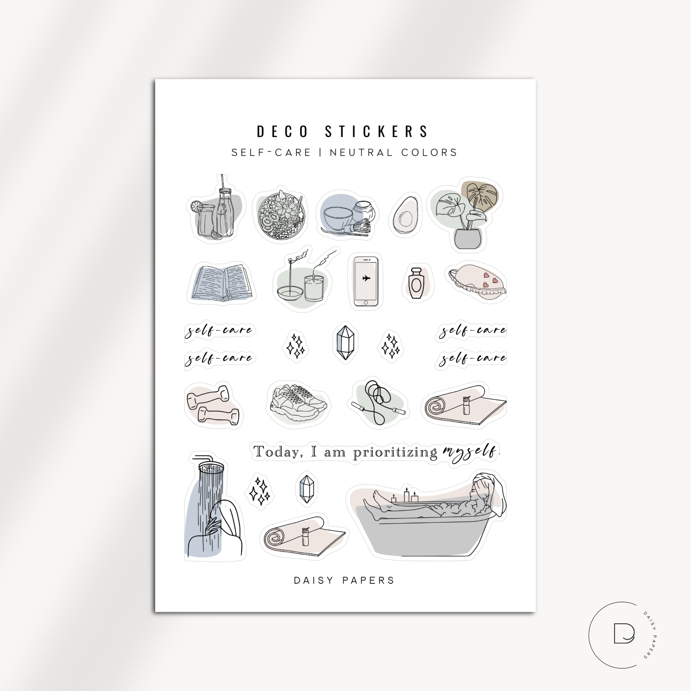 Deco Stickers - Self-care