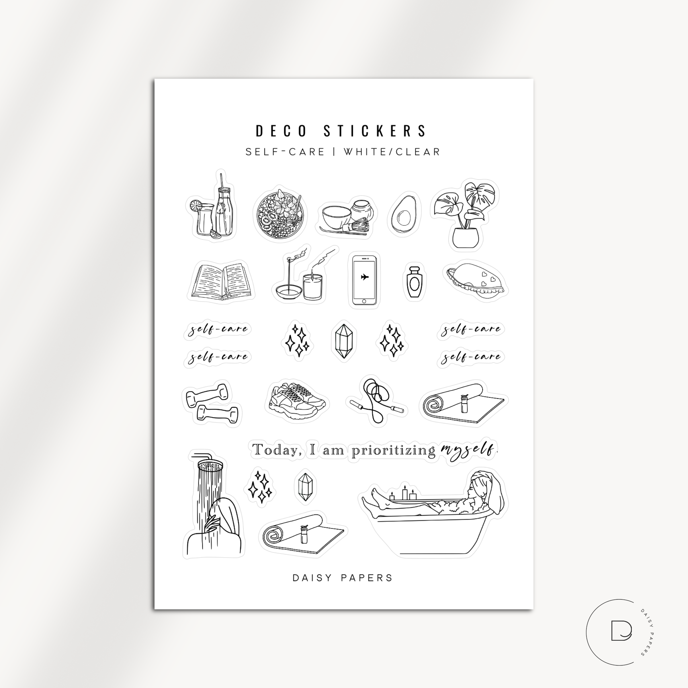 Deco Stickers - Self-care