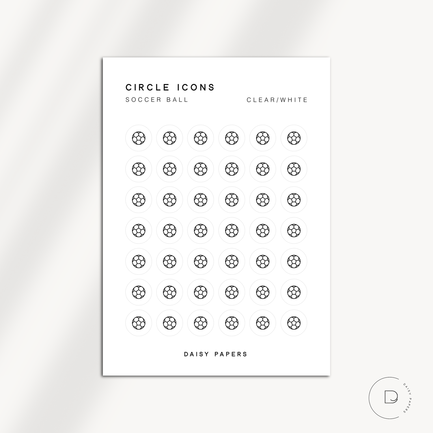 CIRCLE ICONS - SOCCER BALL
