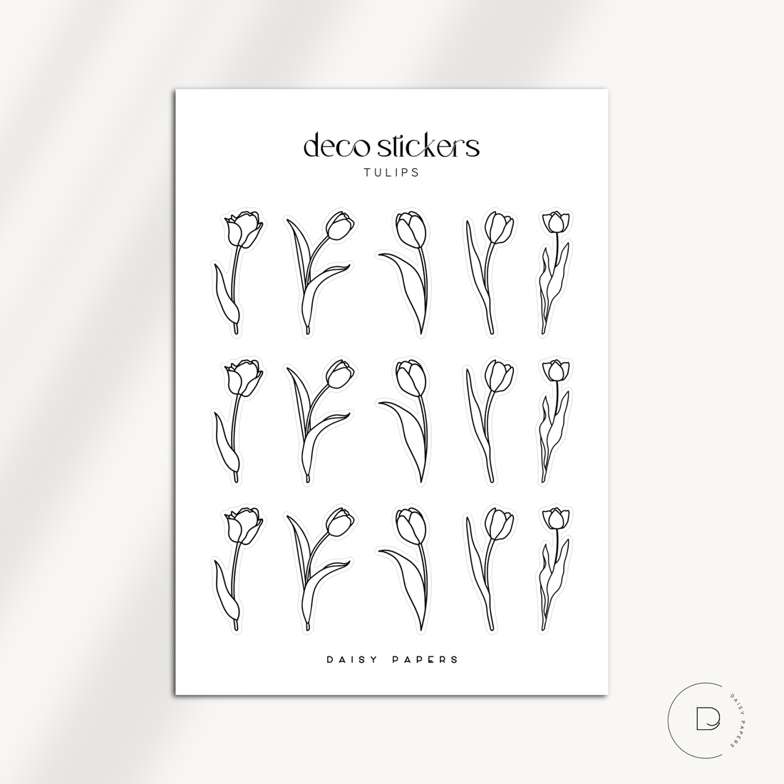 Deco Stickers - Tulips