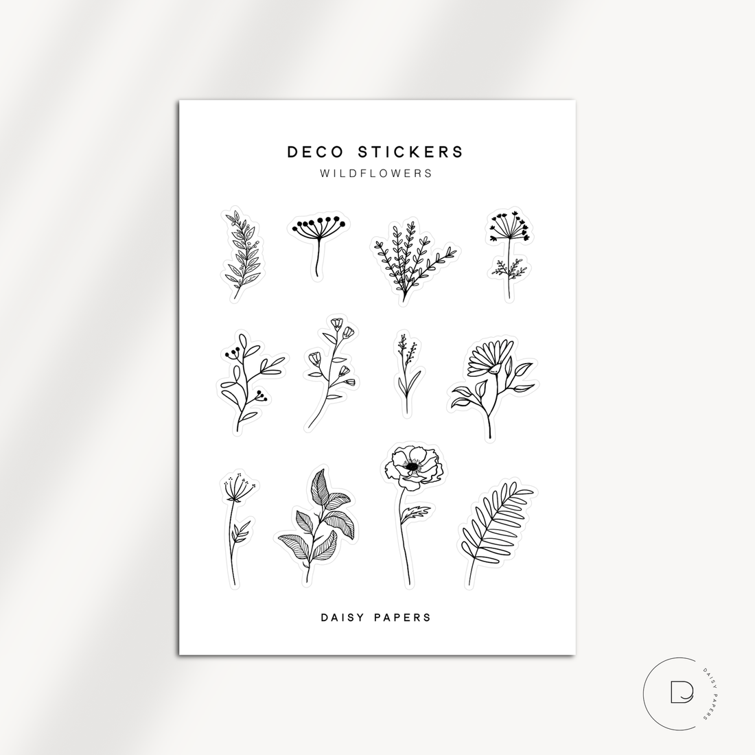 Deco Stickers - Wildflowers
