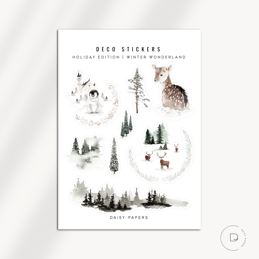 Deco Stickers - Holiday Edition | Winter Wonderland