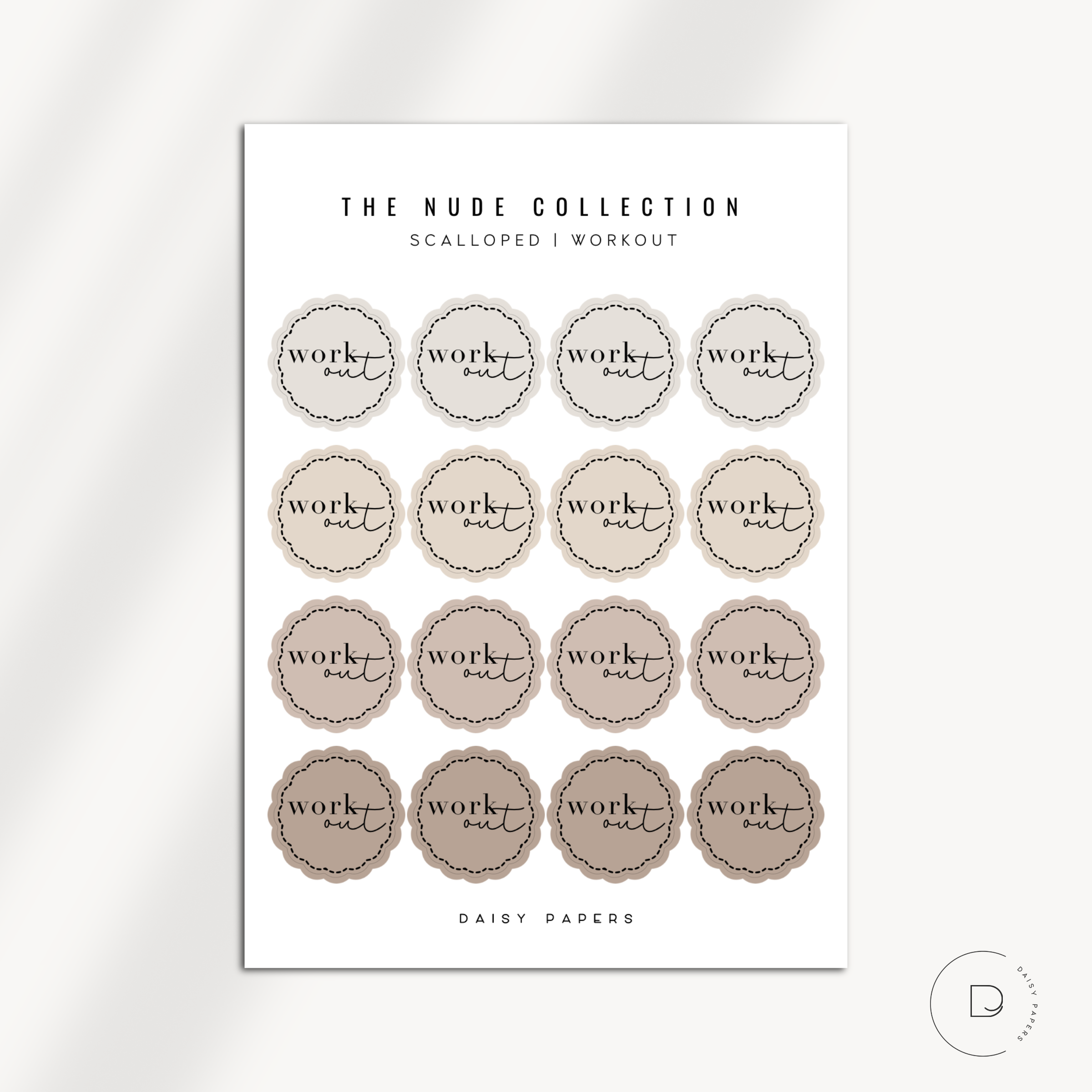 The Nude Collection - Scalloped Scripts