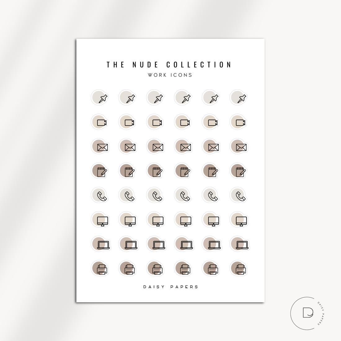 The Nude Collection - Work Icons
