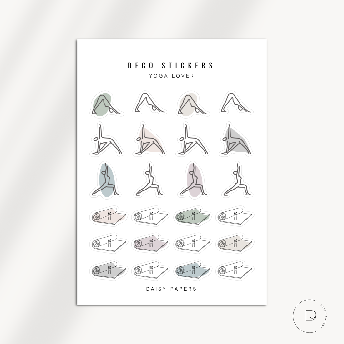Deco Stickers - Yoga Lover