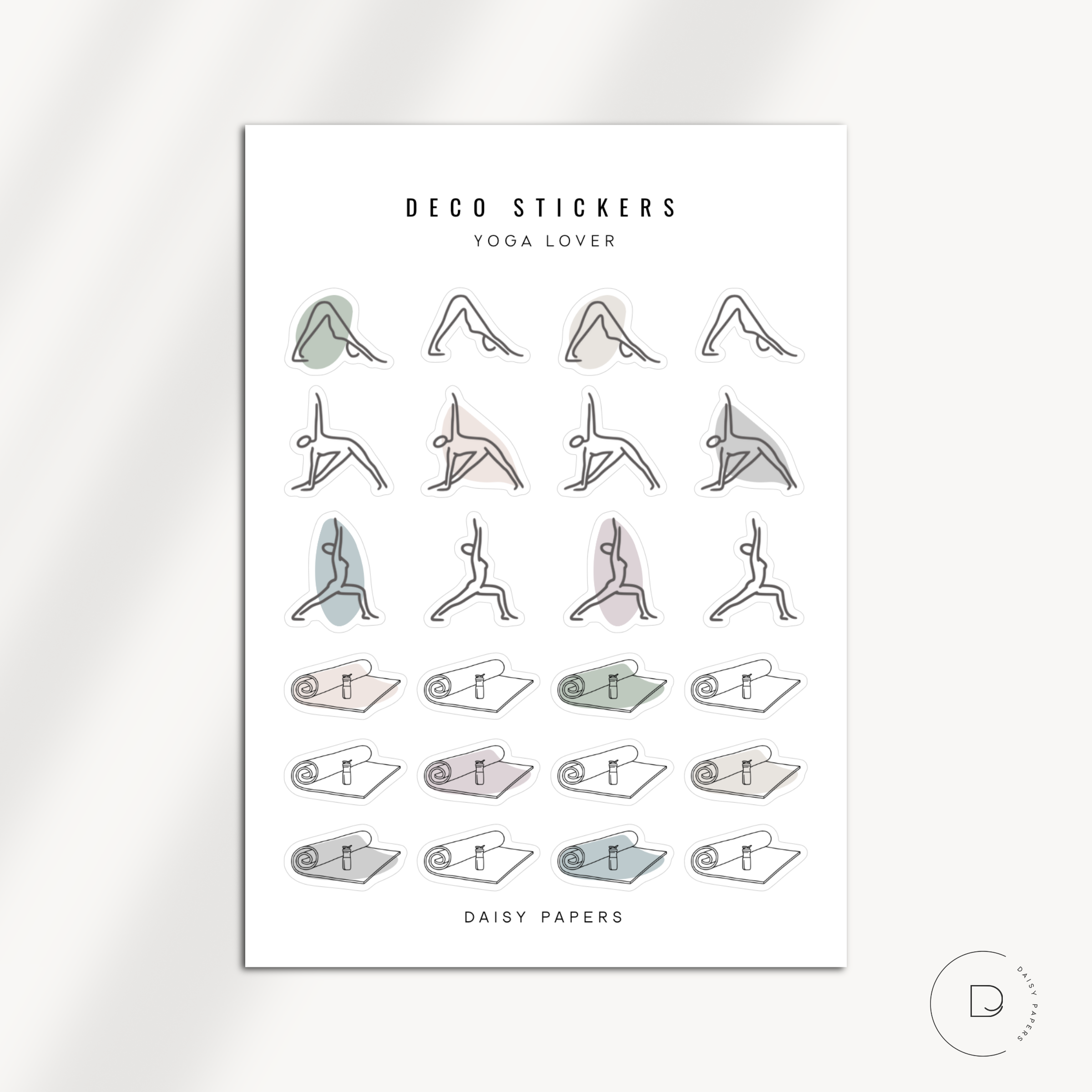 Deco Stickers - Yoga Lover