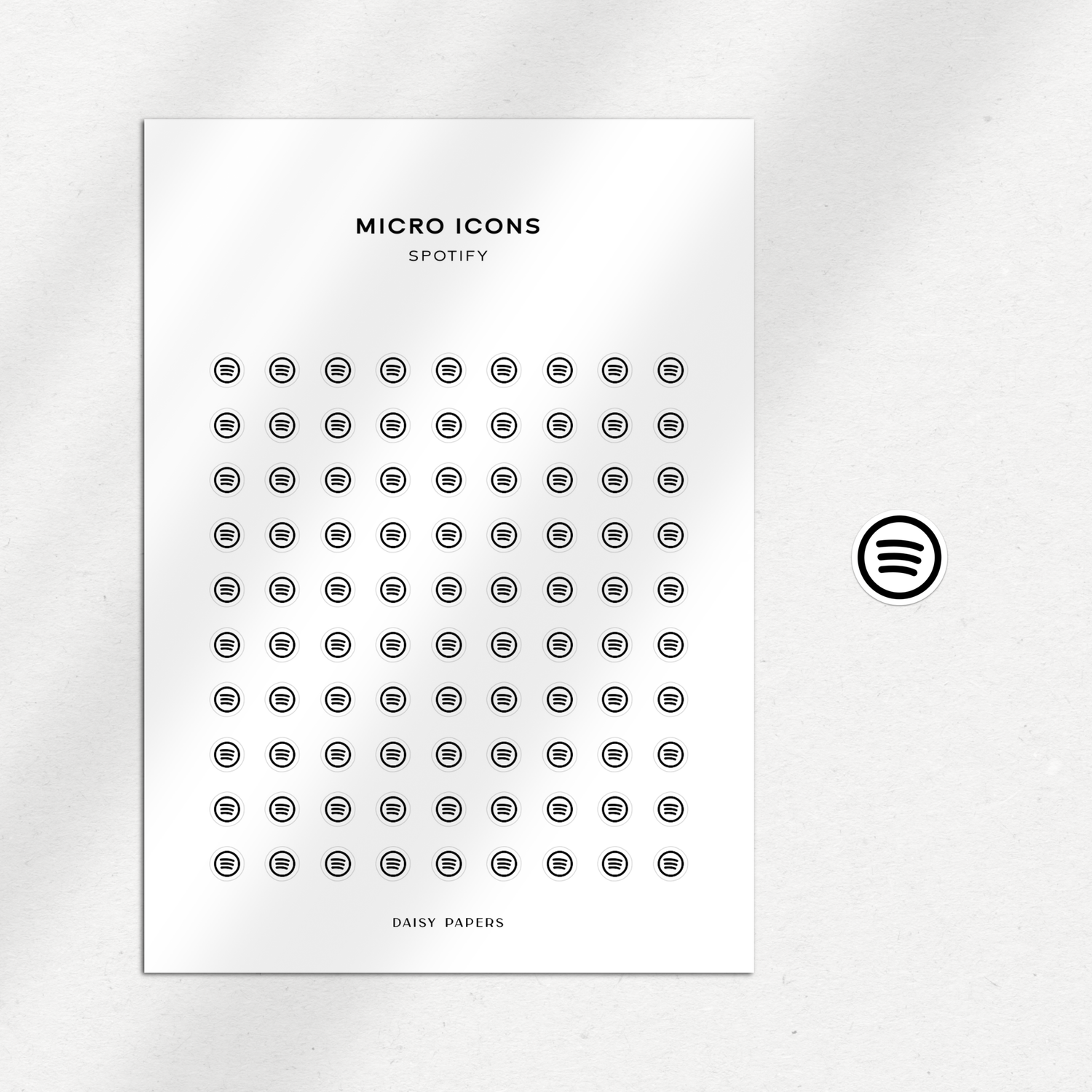 Micro Icons - Spotify