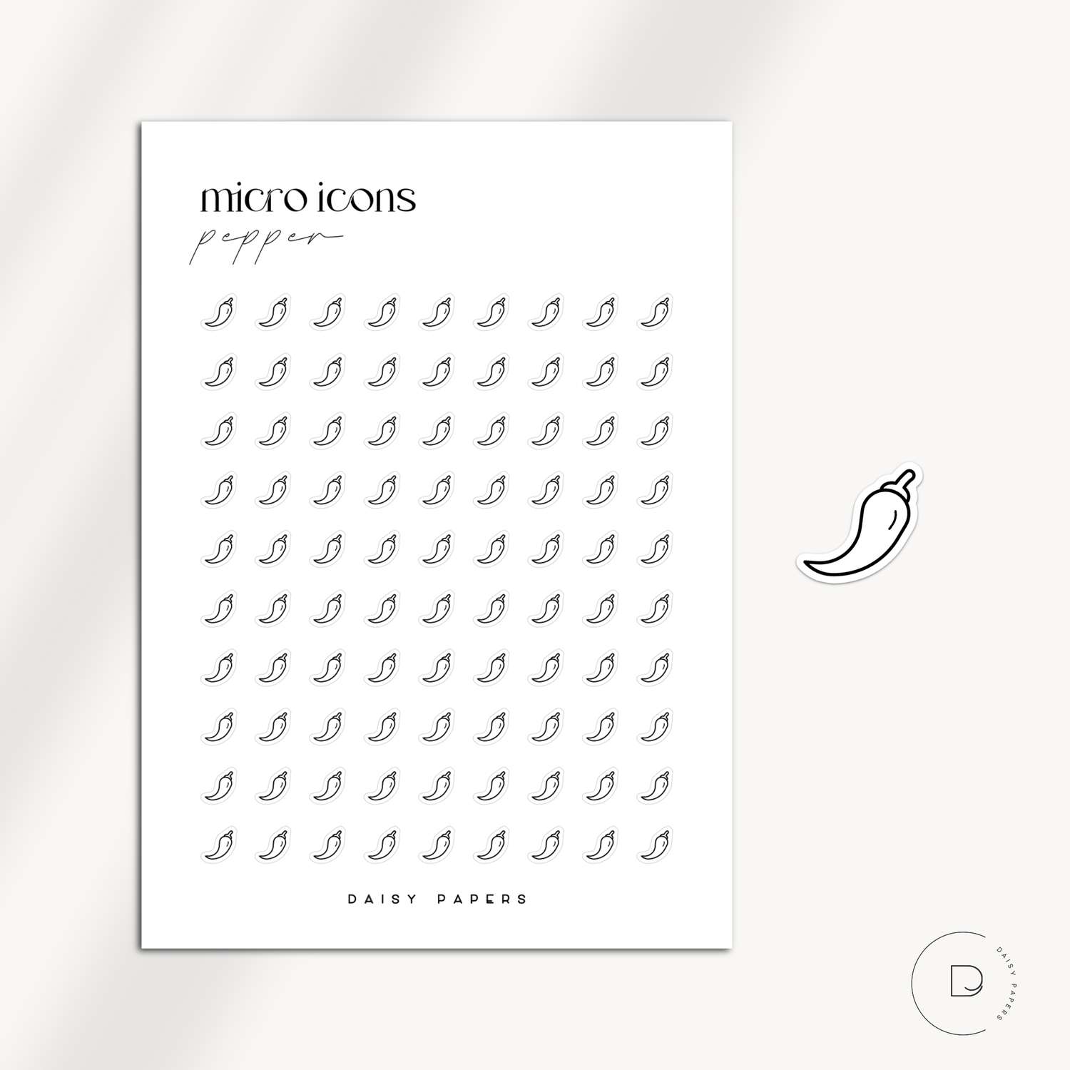 MICRO ICONS - PEPPER