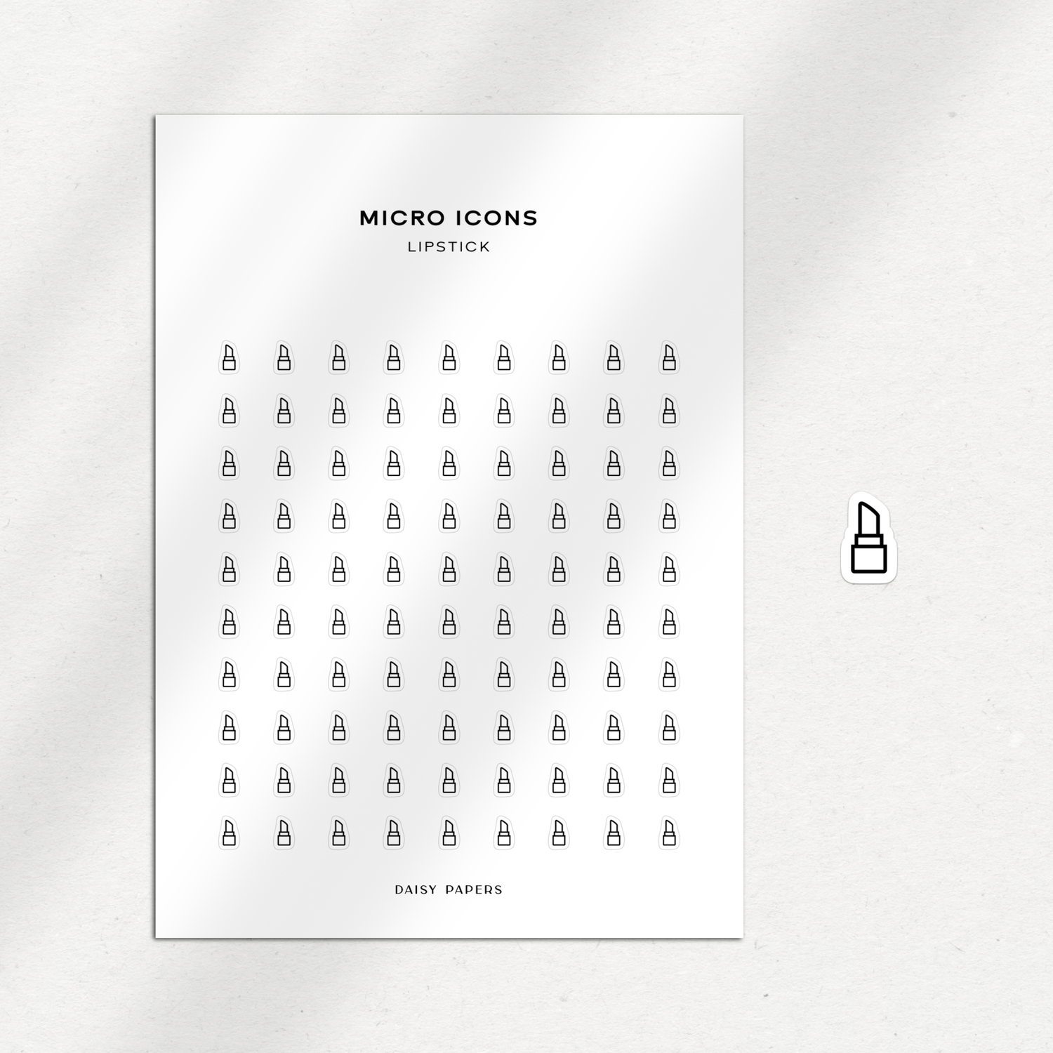 Micro Icons - Lipstick