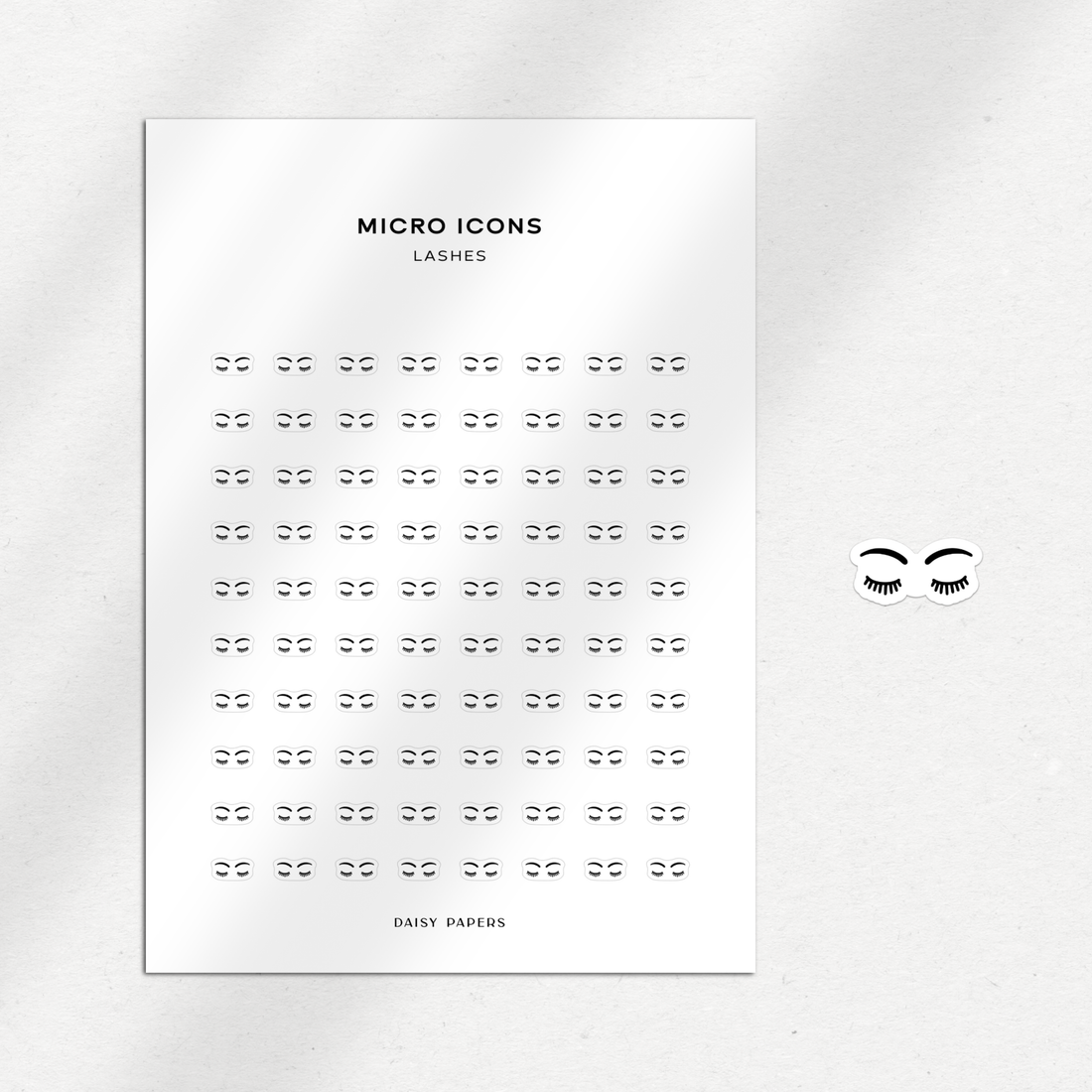 Micro Icons - Lashes
