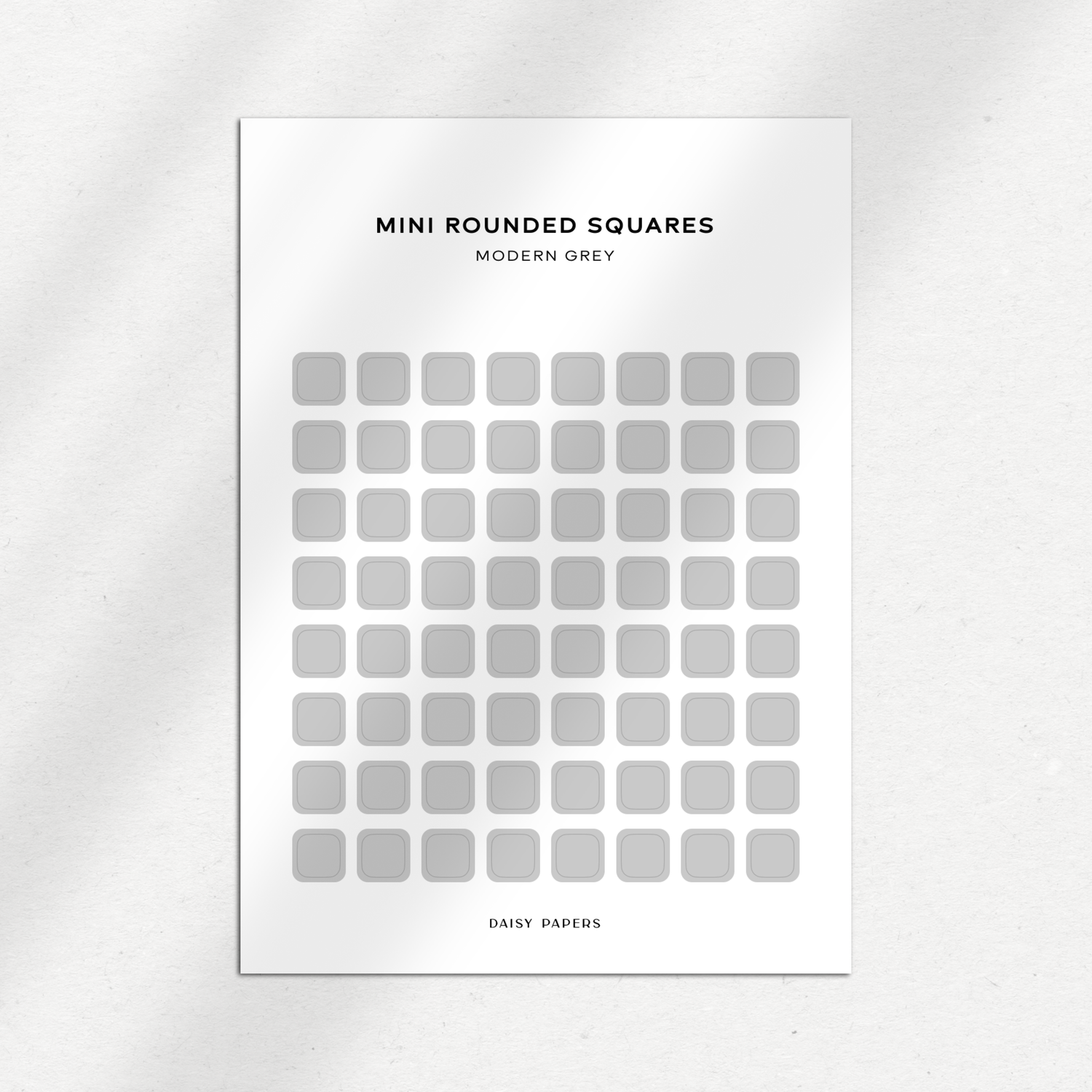 Mini Rounded Squares