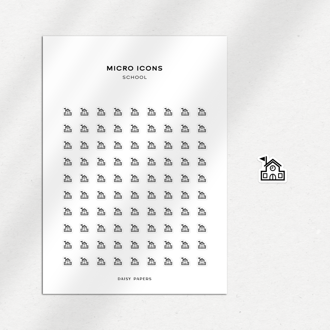 Micro Icons - School