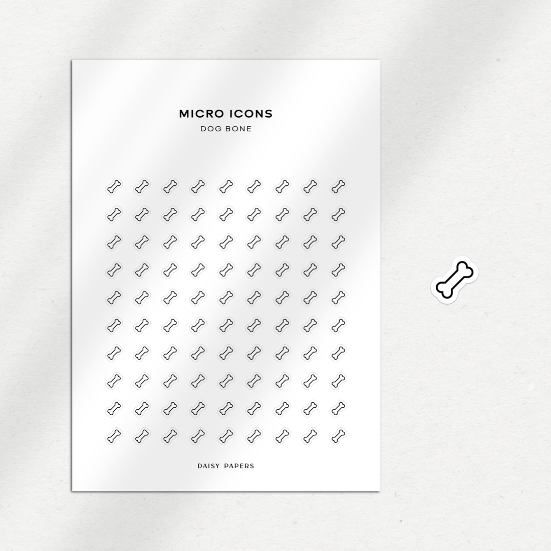 Micro Icons - Dog Bone