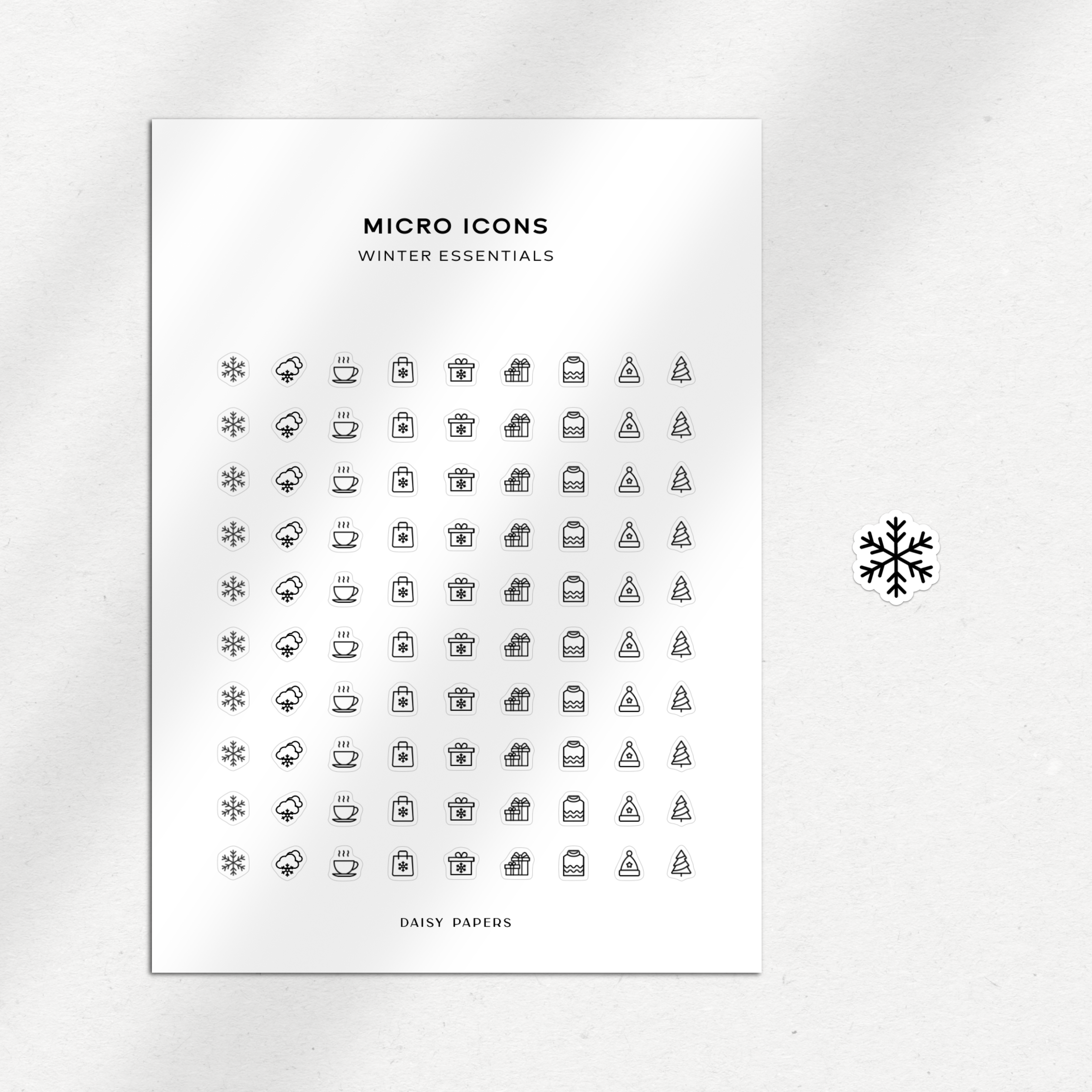 Micro Icons - Winter Essentials