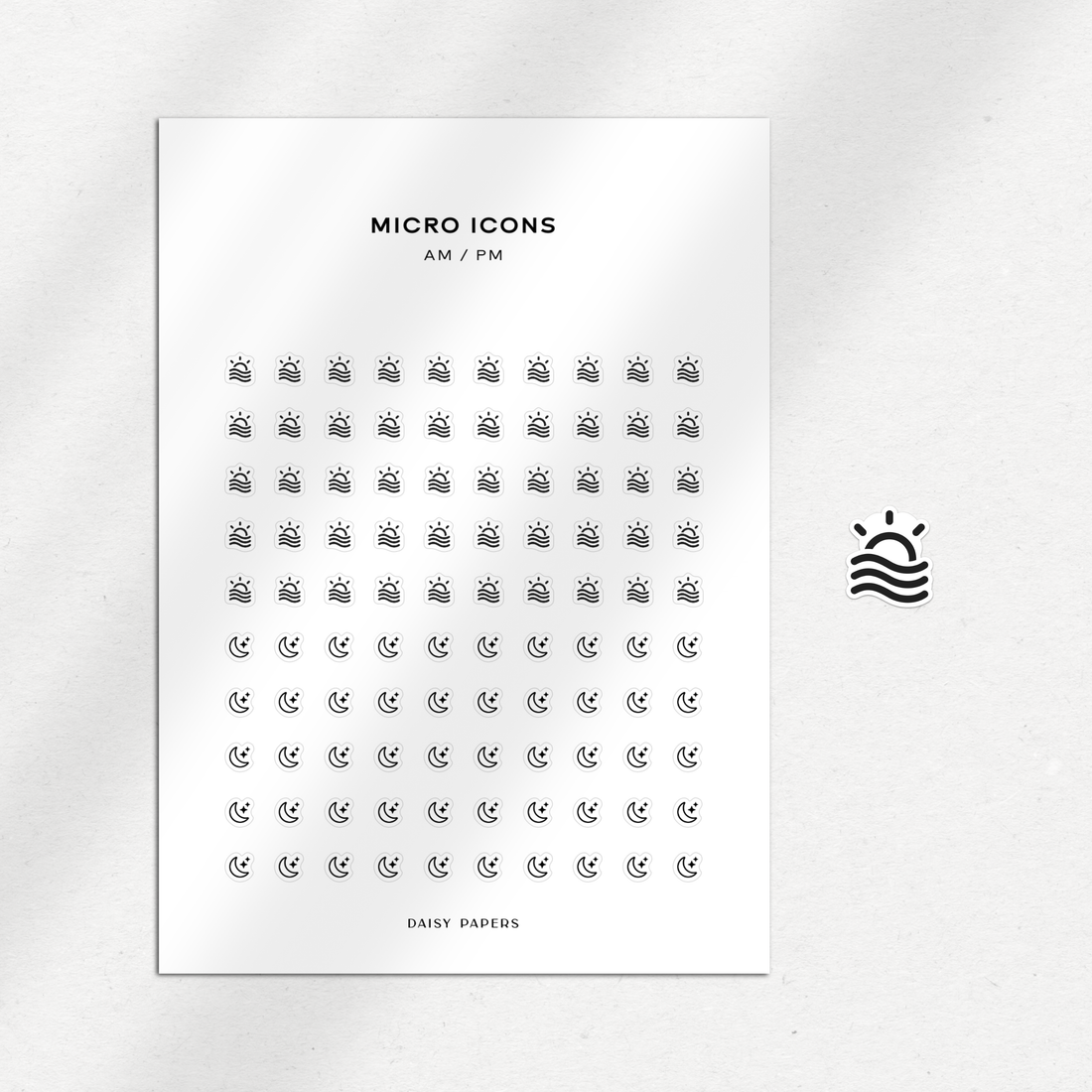 Micro Icons - Am /pm