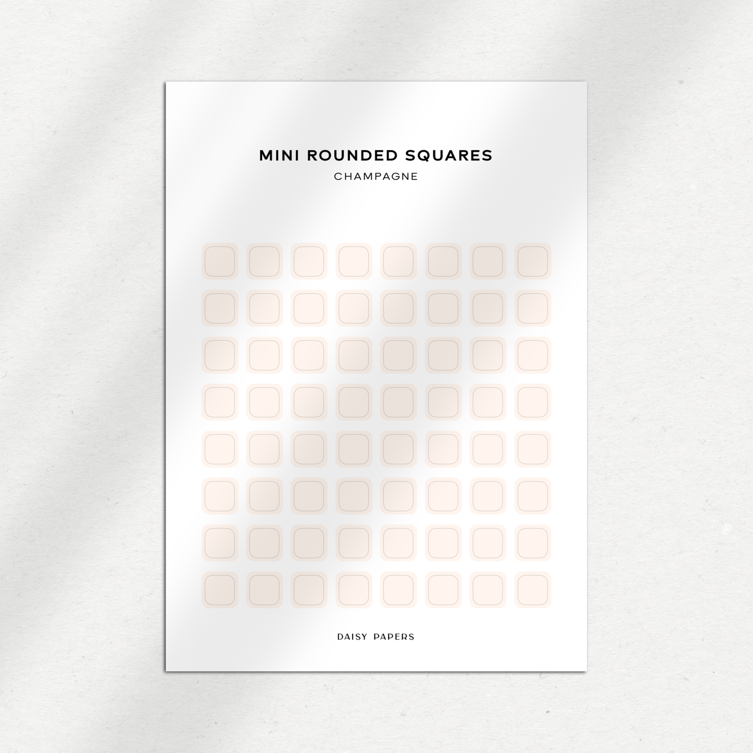 Mini Rounded Squares