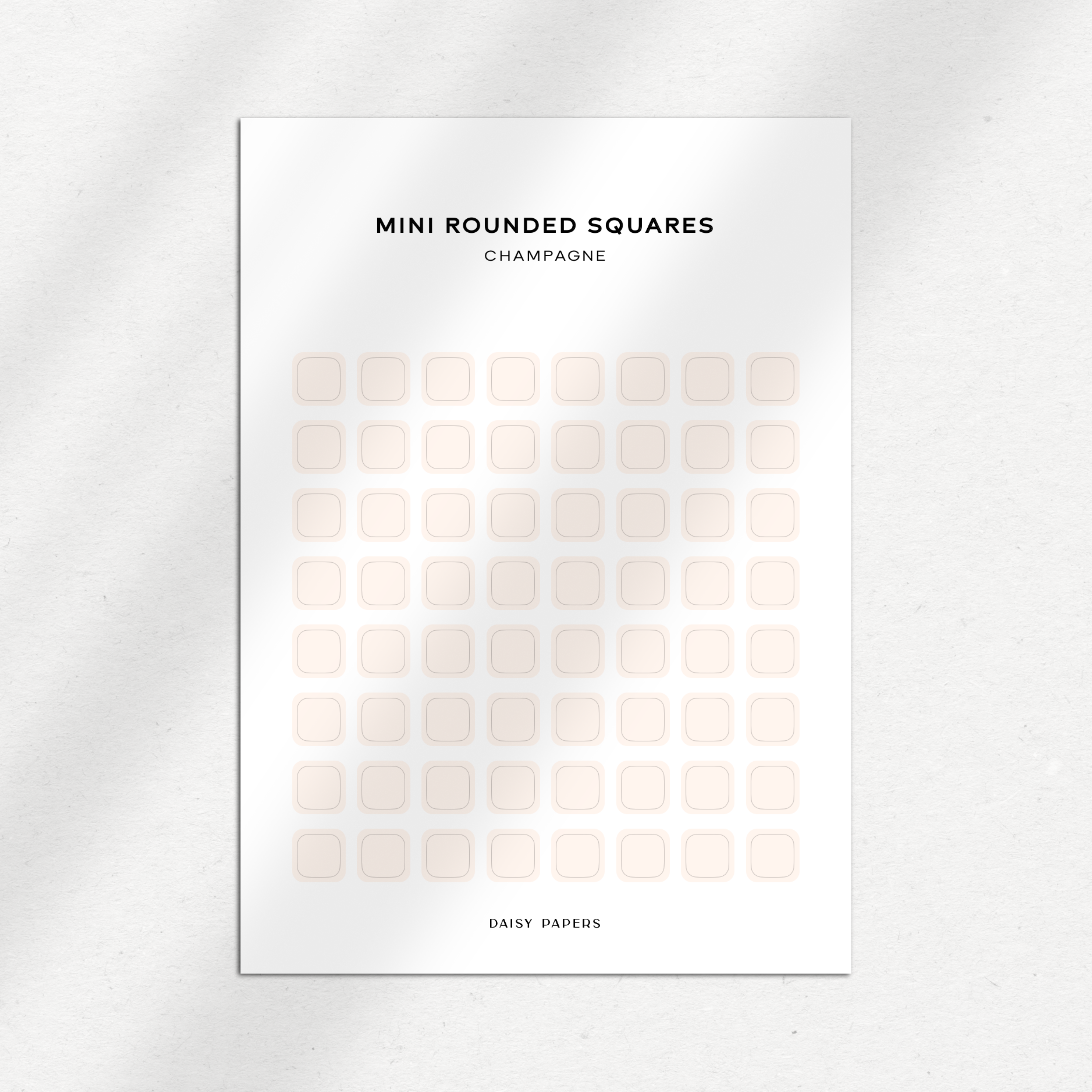 Mini Rounded Squares