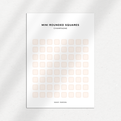 Mini Rounded Squares