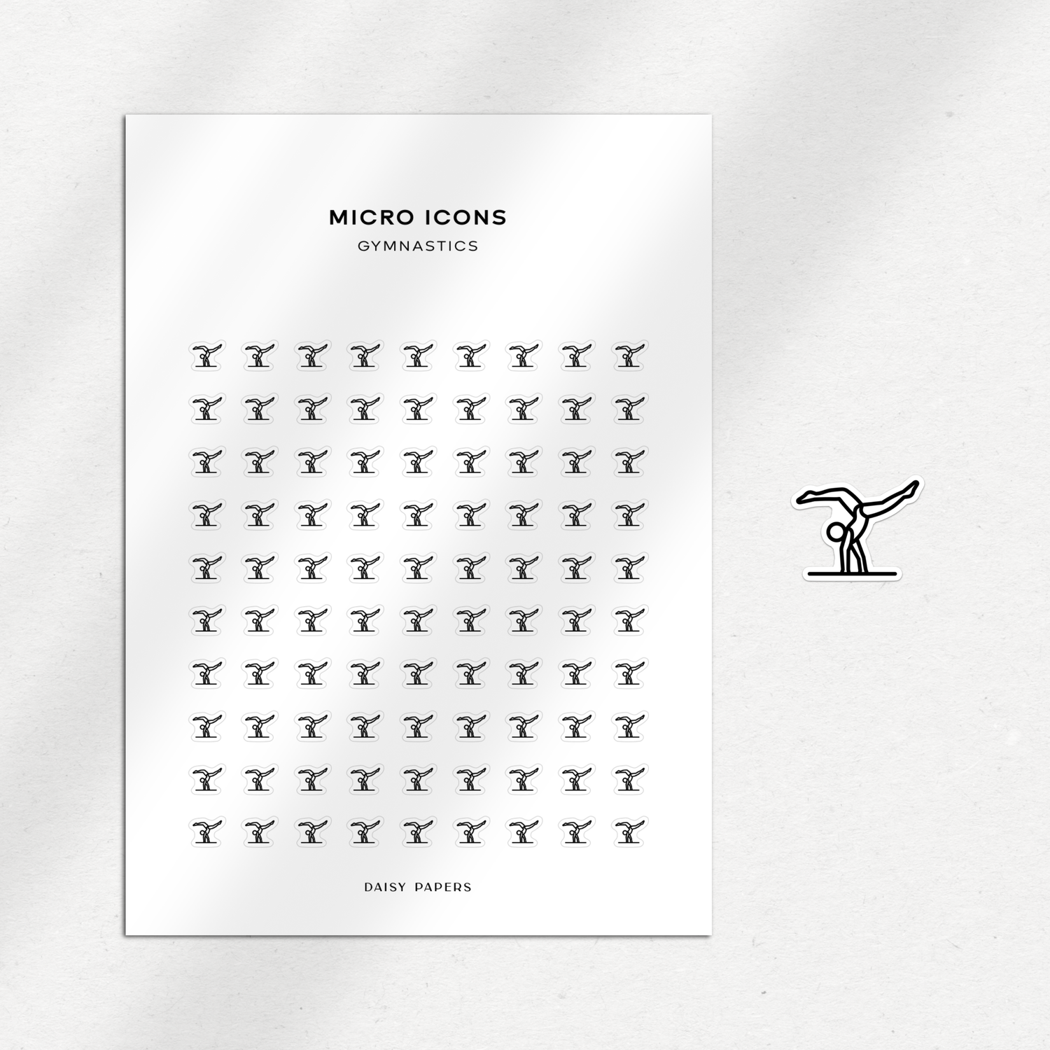 Micro Icons - Gymnastics