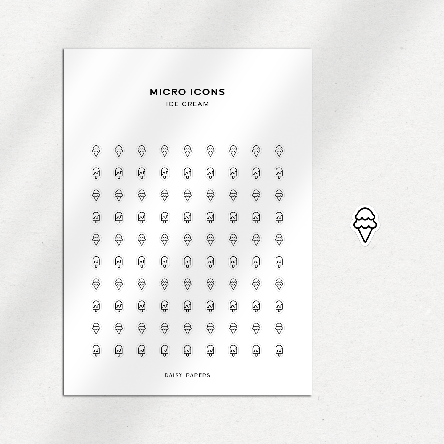 Micro Icons - Ice Cream