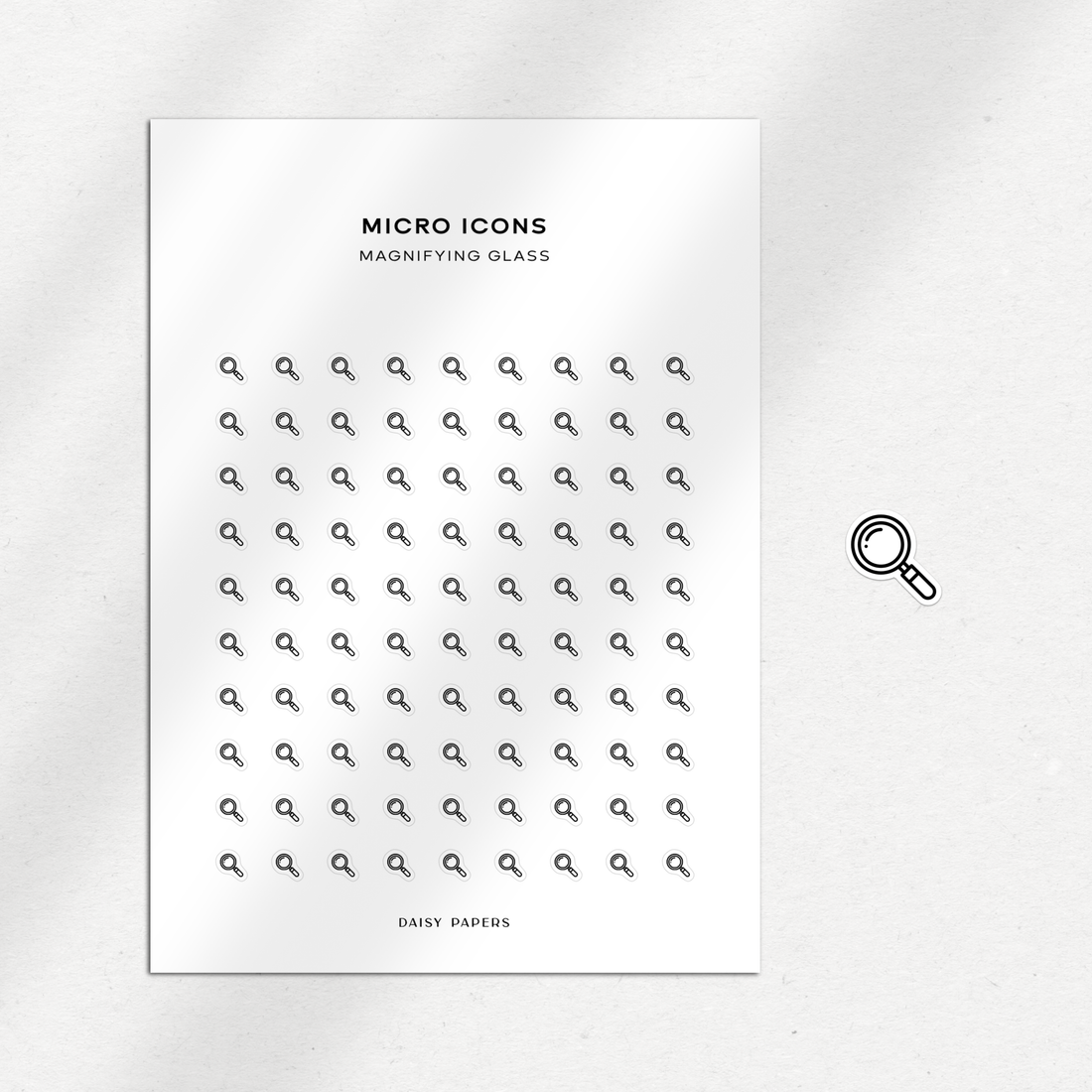 Micro Icons - Magnifying Glass