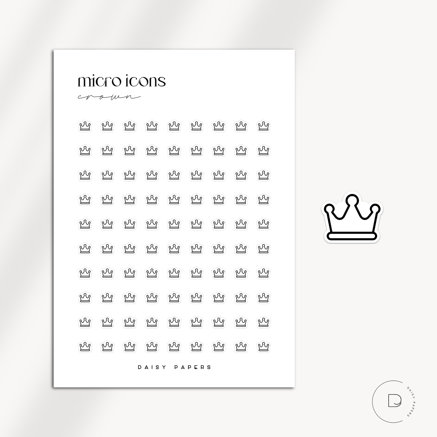 MICRO ICONS - CROWN