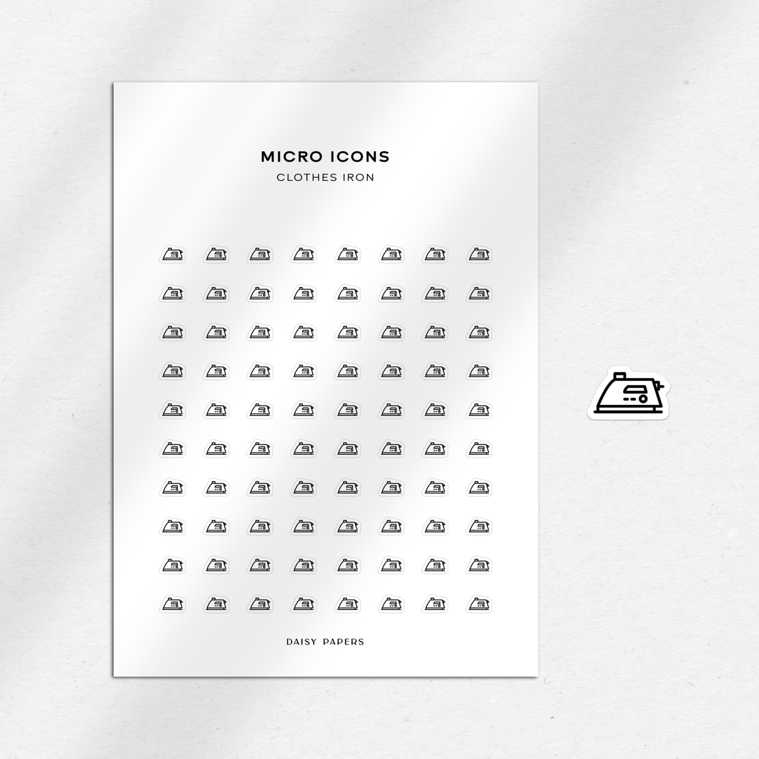 Micro Icons - Clothes Iron
