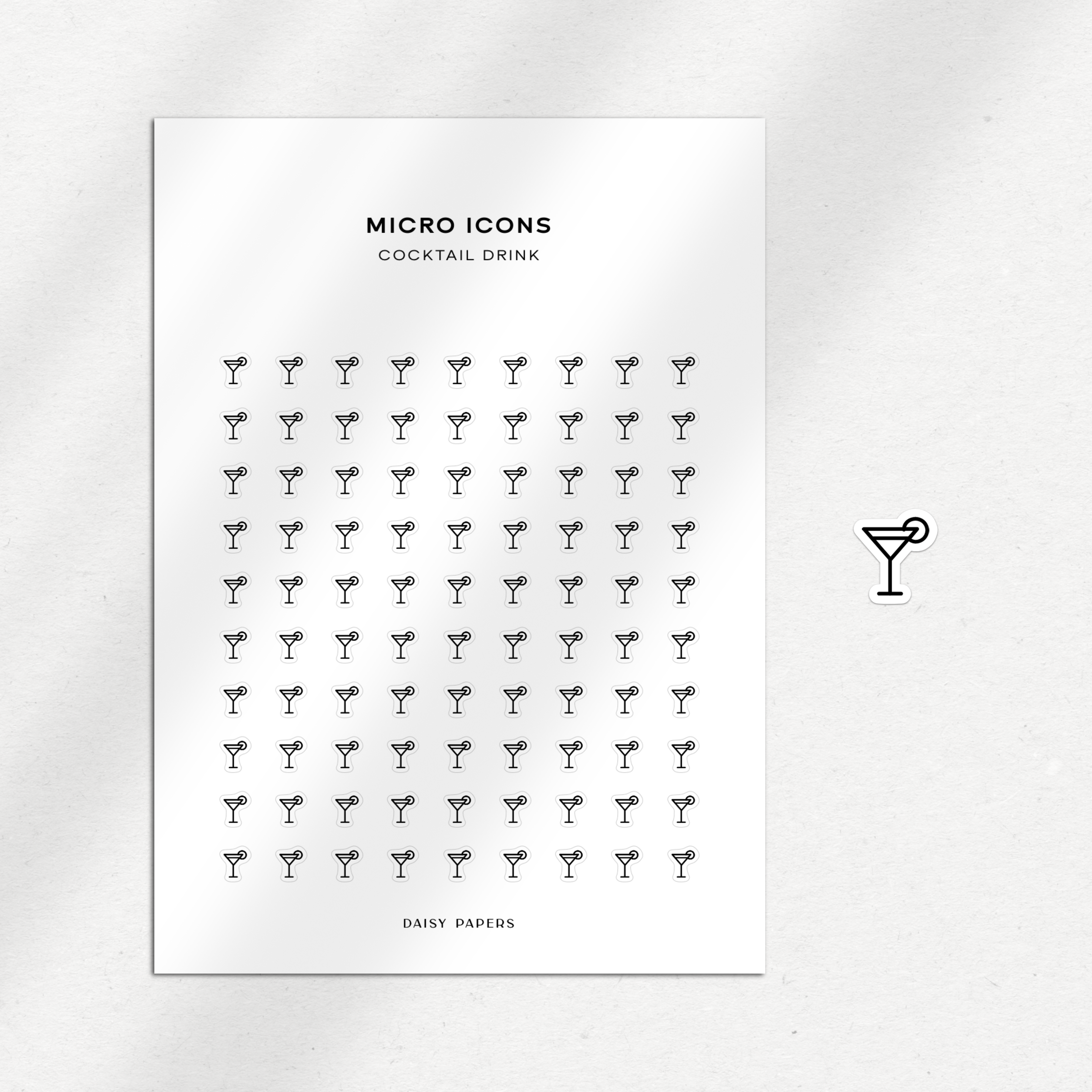 Micro Icons - Cocktail Drink