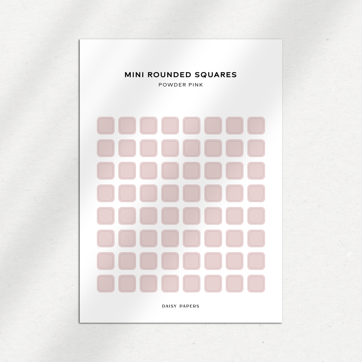 Mini Rounded Squares